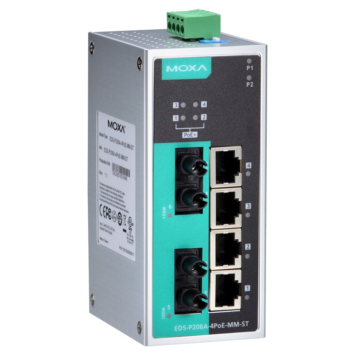 EDS-P206A-4PoE-M-ST-T