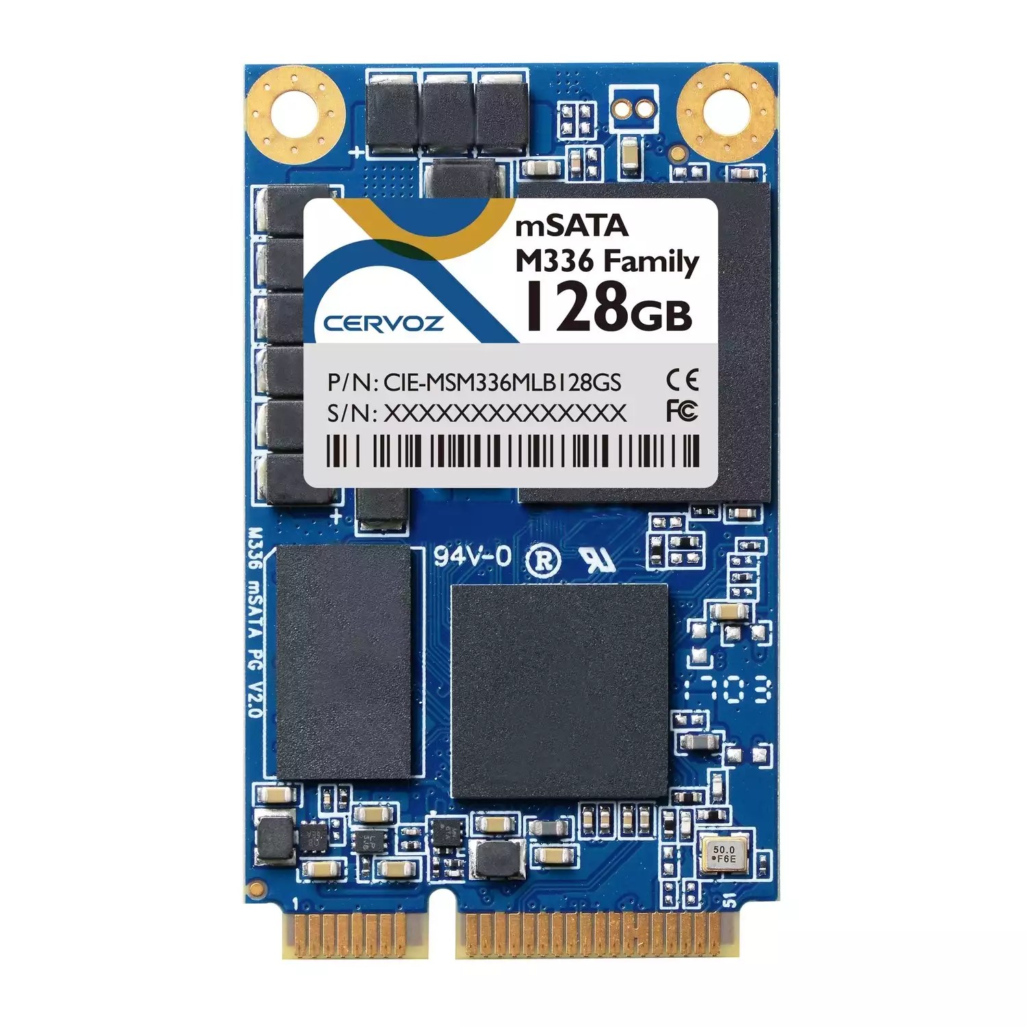 128GB Industrial mSATA SSD Module M336