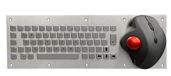 KB- 380 nerezová klávesnice s trackballem (IP65)