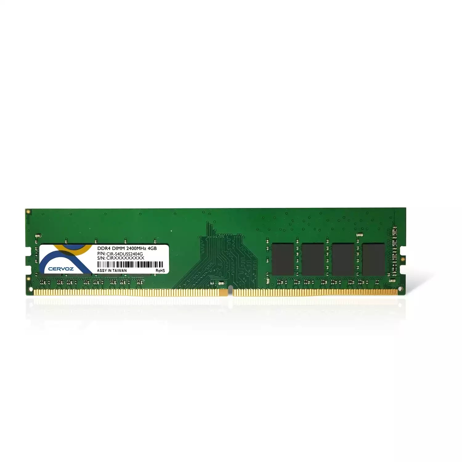 4GB Industrial DDR4 DIMM 2400MHz