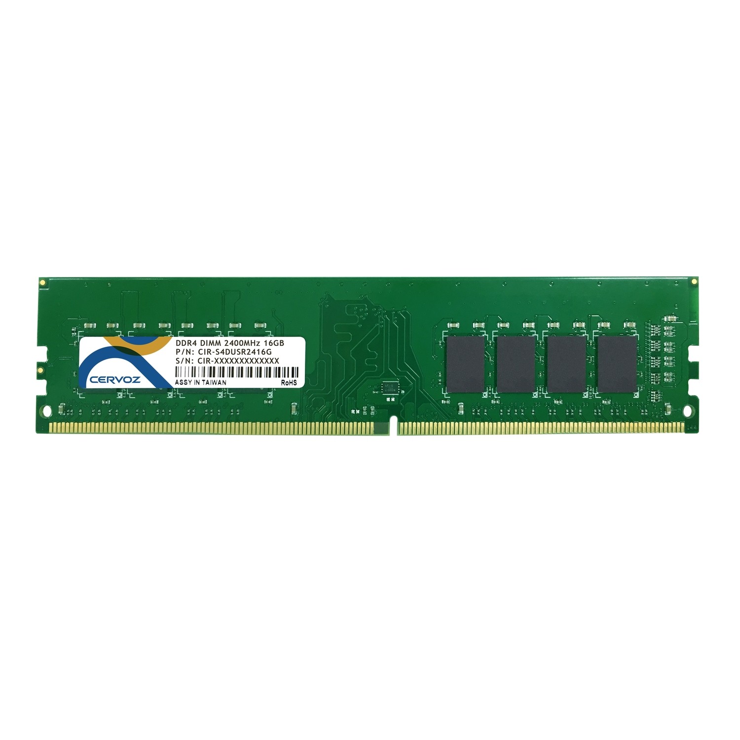 16GB Industrial DDR4 DIMM 2400MHz