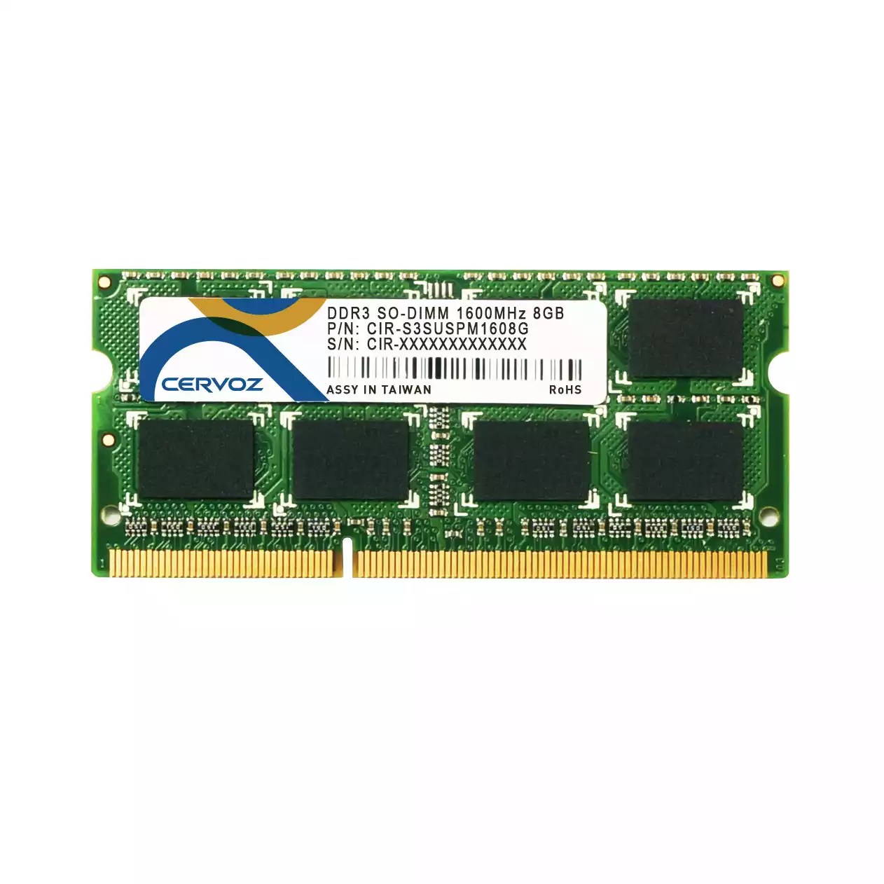 8GB Industrial DDR3 SO-DIMM 1600MHz
