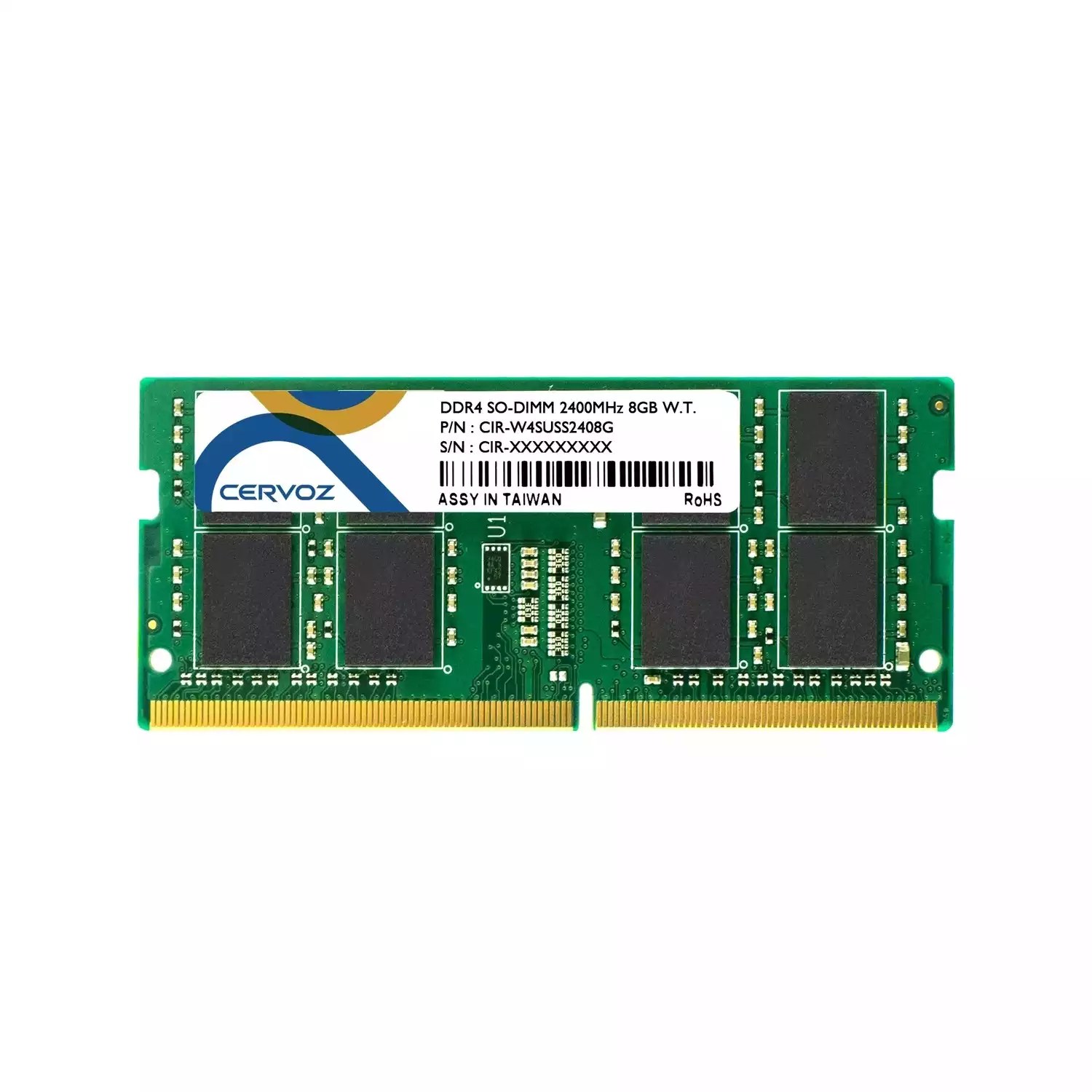 8GB Industrial DDR4 SO-DIMM 2400MHz
