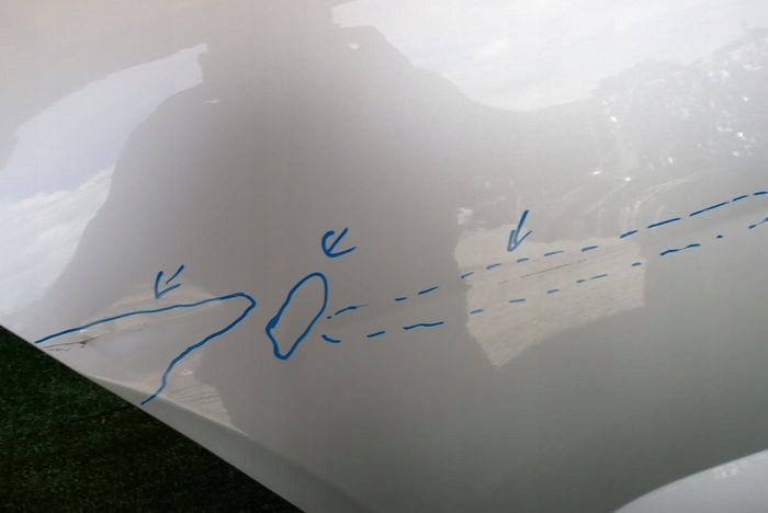 VW POLO 2G 17- PRAVE ZADNE DVERE