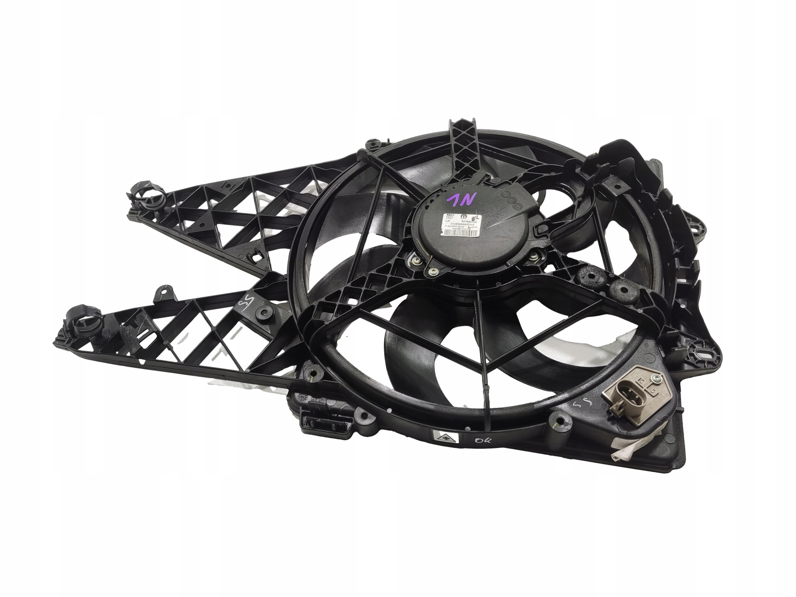 VENTILATOR CHLADICA FIAT DOBLO II 1.3 M-JET EURO 6 00521017600 17-