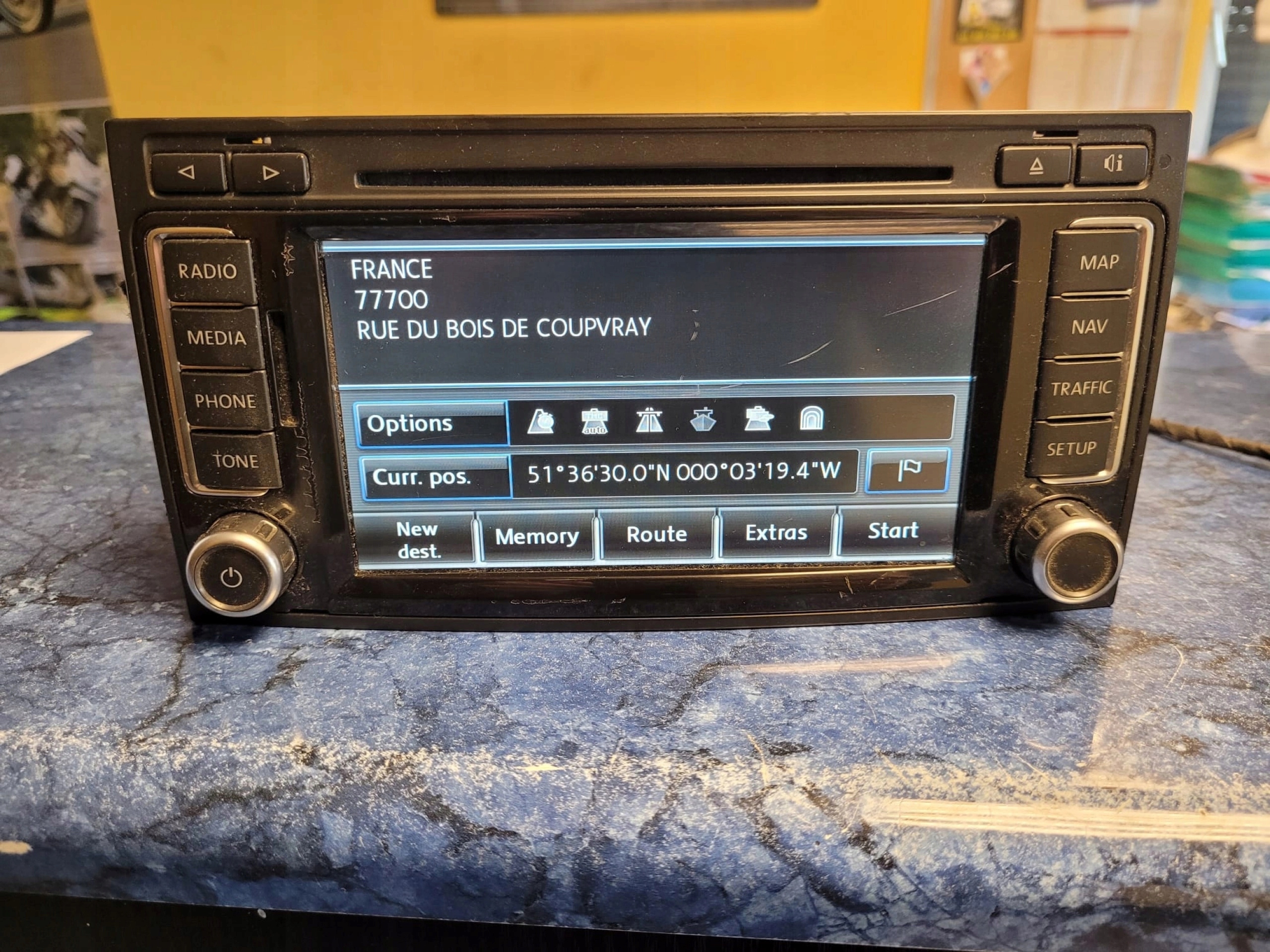 VW TOUAREG I T5 RADIO NAVIGACIA 7L6035680