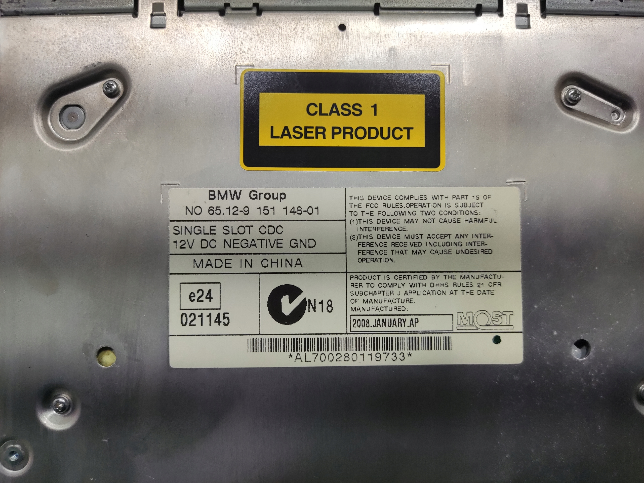 CD MENIČ BMW X6 E71 2007-2014 11357121