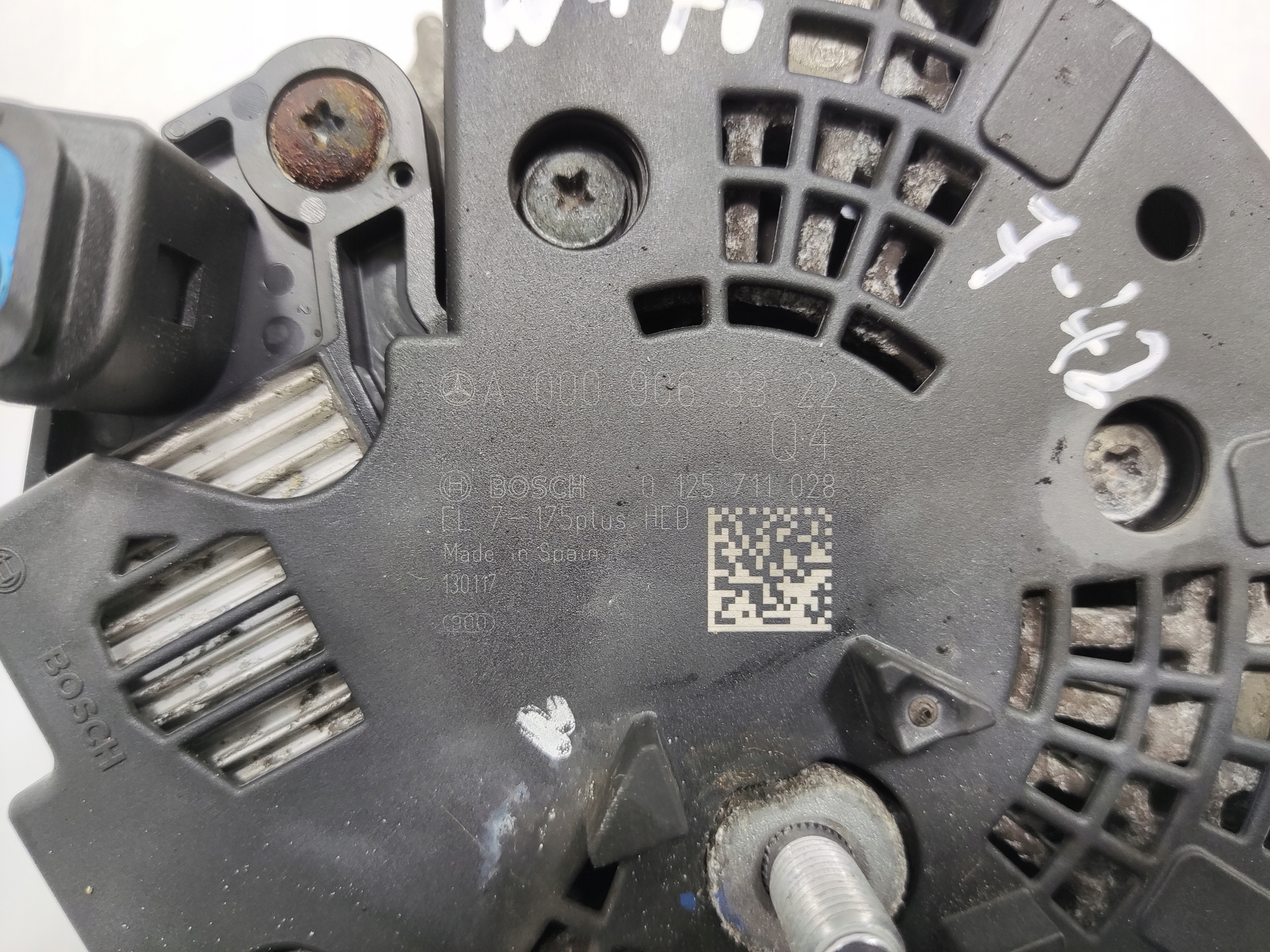 ALTERNÁTOR MERCEDES A-KLASA W176 1.8 CDI A0009063322 0125711028 2012-2018
