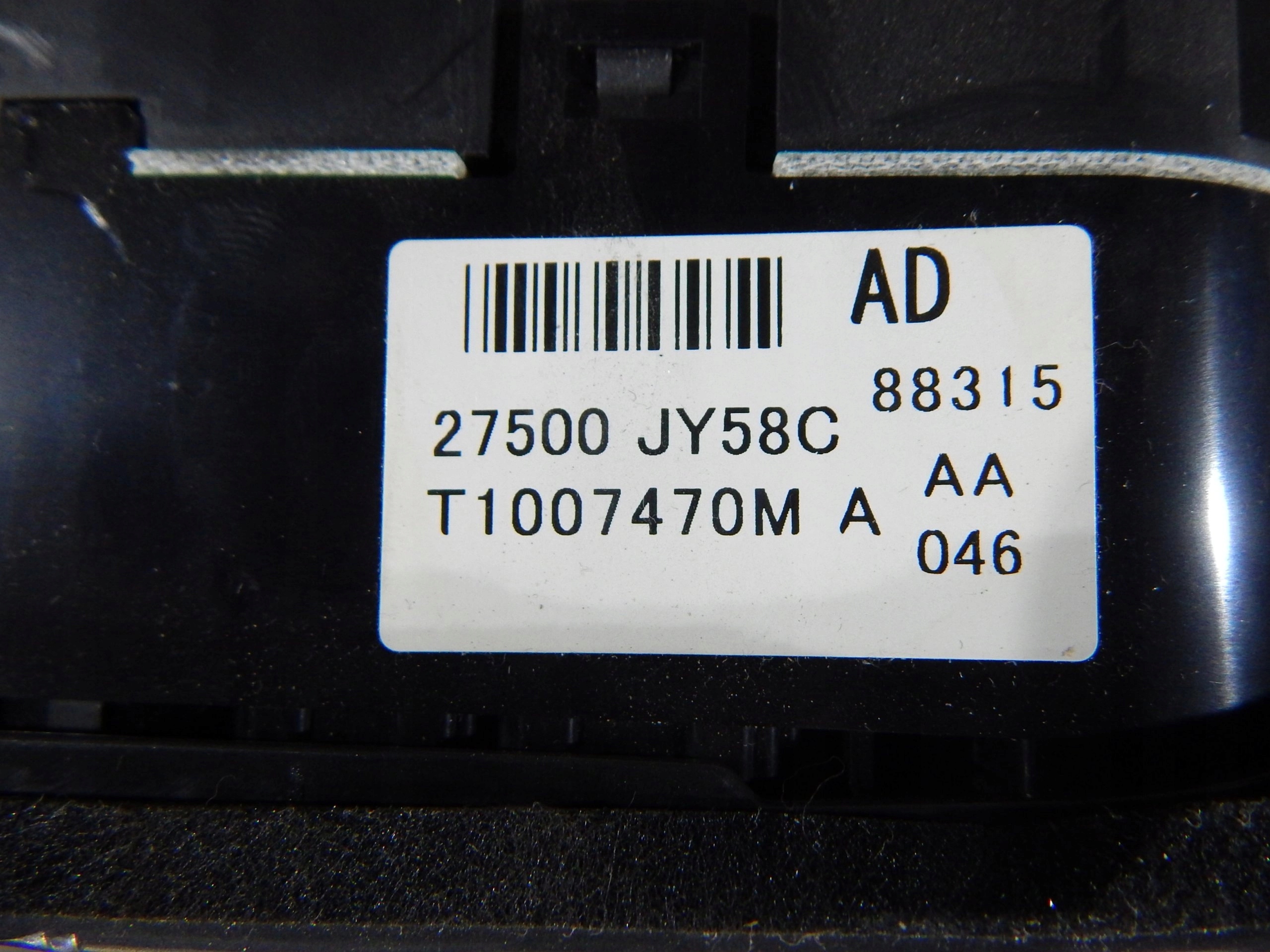 renault koleos OVLADANIE KURENIA 27500 JY58C