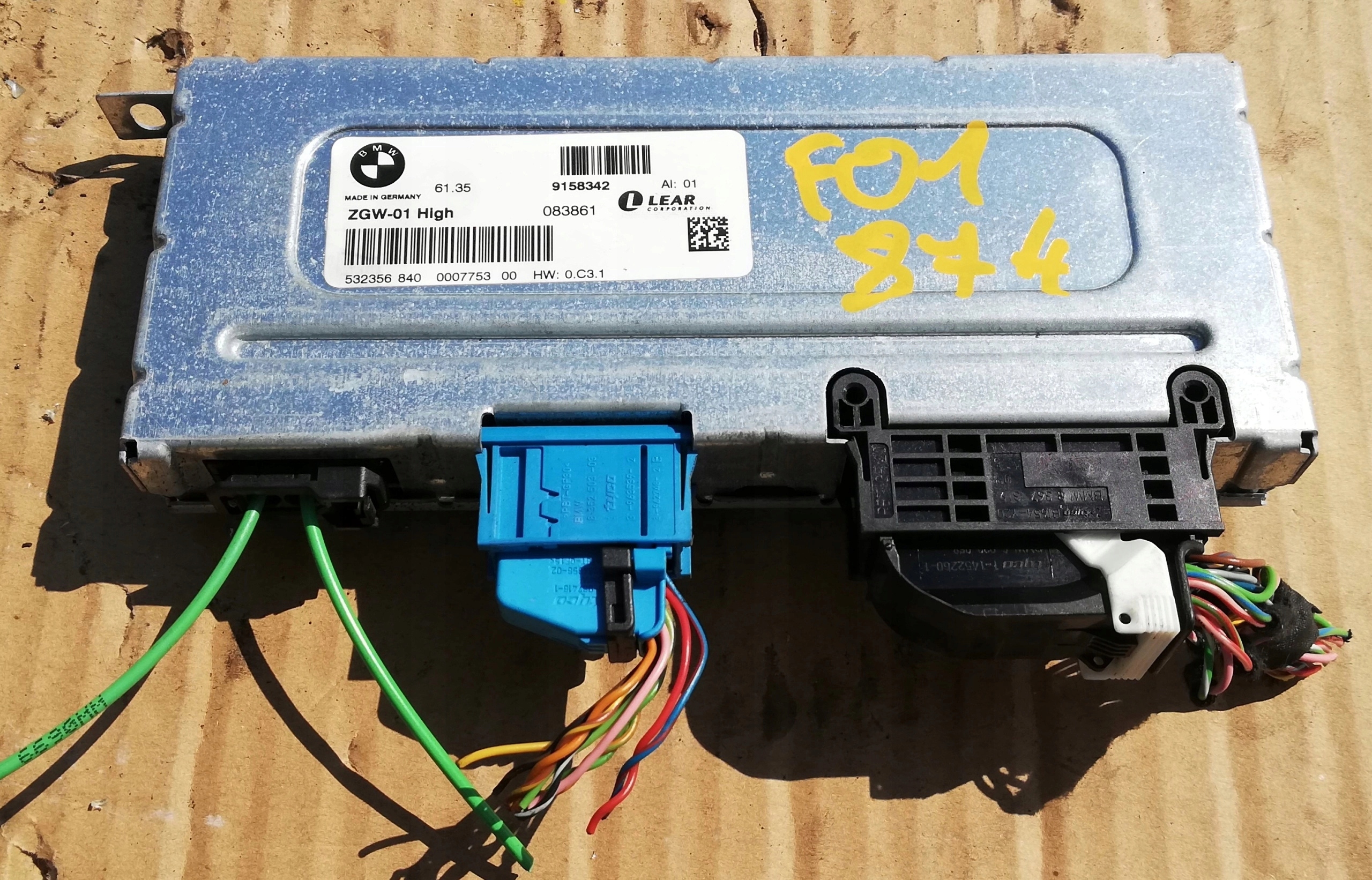 BMW 7 F01 F02 CENTRÁLNY MODUL 9158342