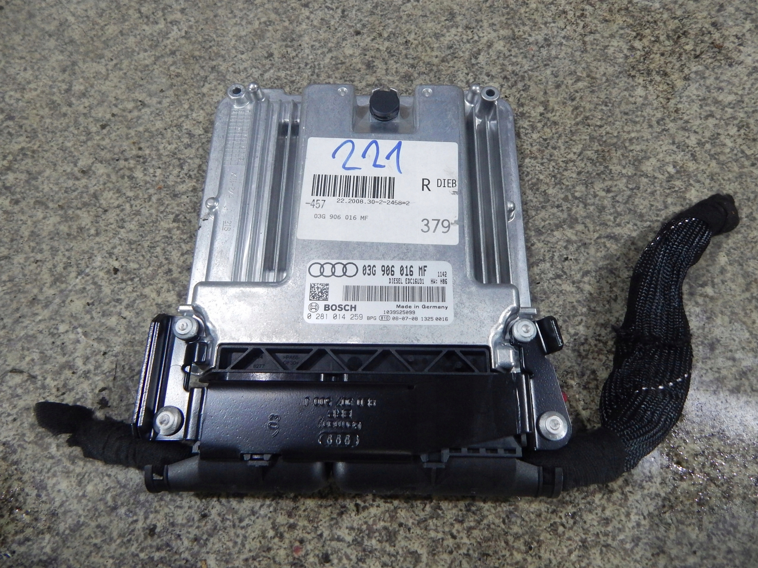 audi a6 c6 4F RIADIACA JEDNOTKA MOTORA 2.0 tdi 0281014259