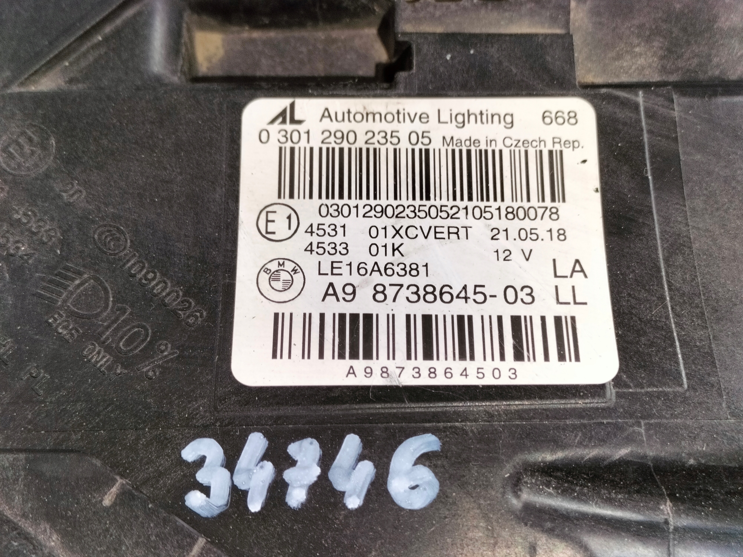 ĽAVÉ PREDNÉ PREDNÉ SVETLO BMW 2 F45 F46 LIFT 18- FULL LED