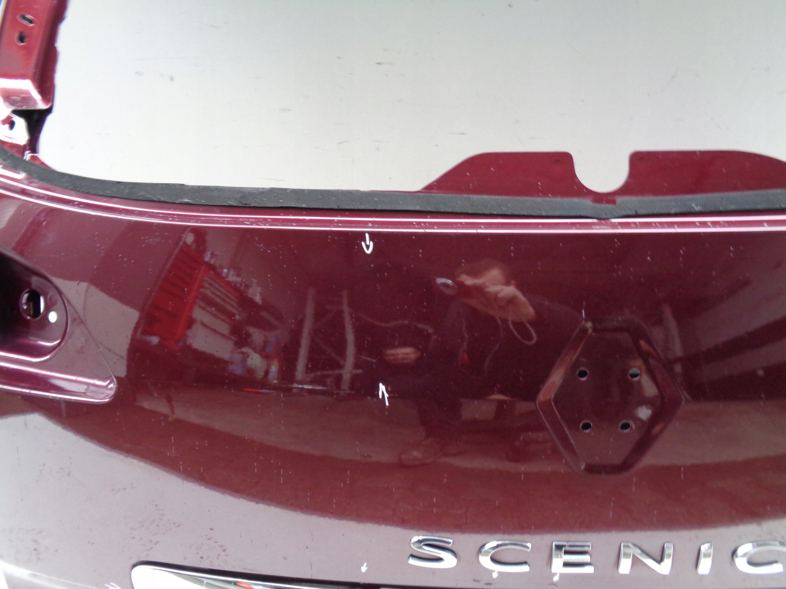 ZADNÁ KAPOTA RENAULT SCENIC III 09- NR 39590