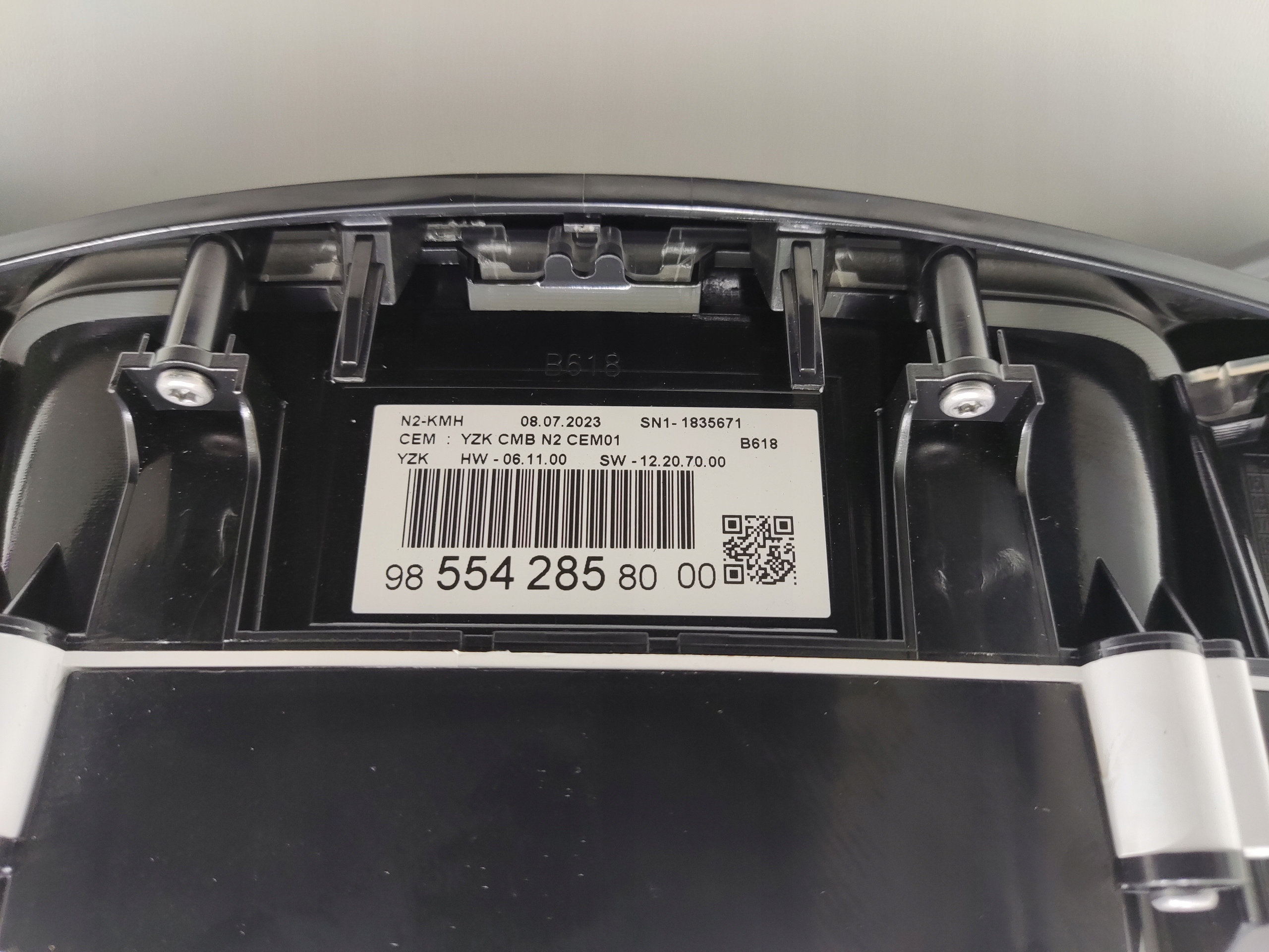 TACHOMETER BUDIKY CITROEN C3 III 1.2 VTI 2020-2024 LIFT 9855428580