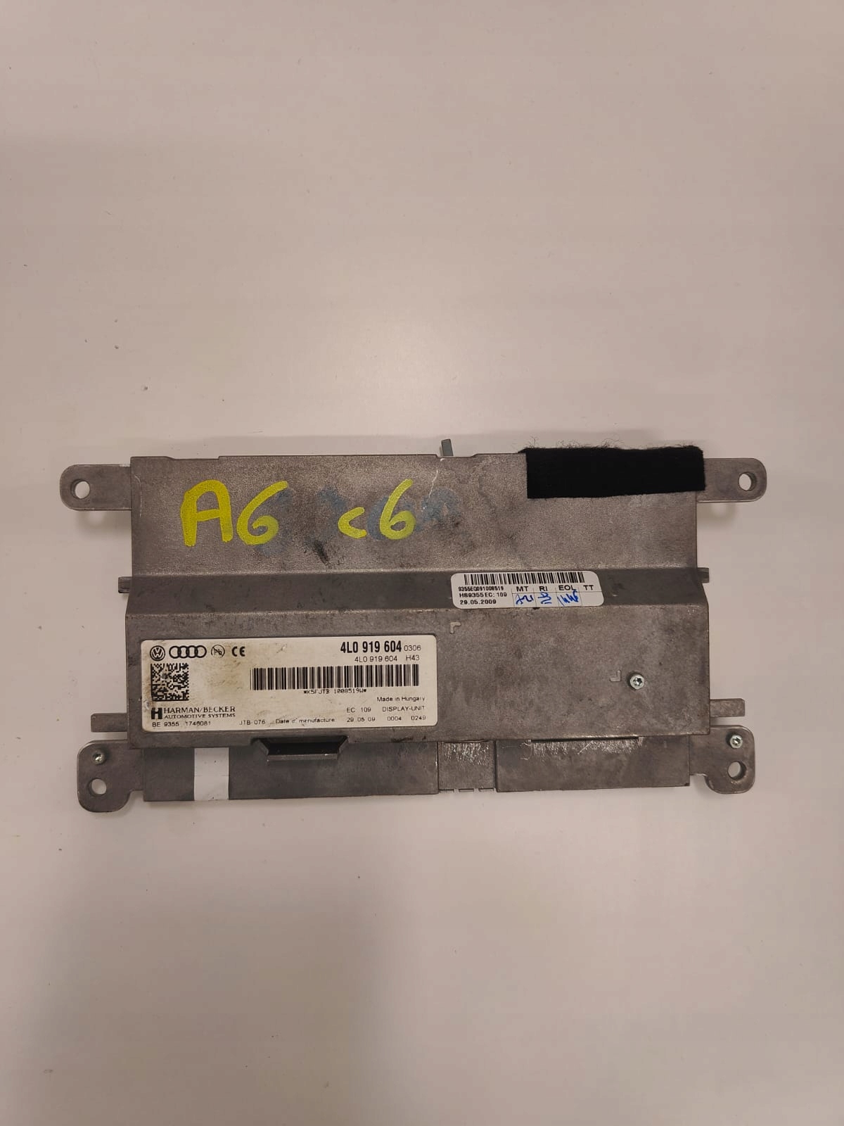 Audi a4 b8 a6 c6 4L0919604 DISPLEJ MMI