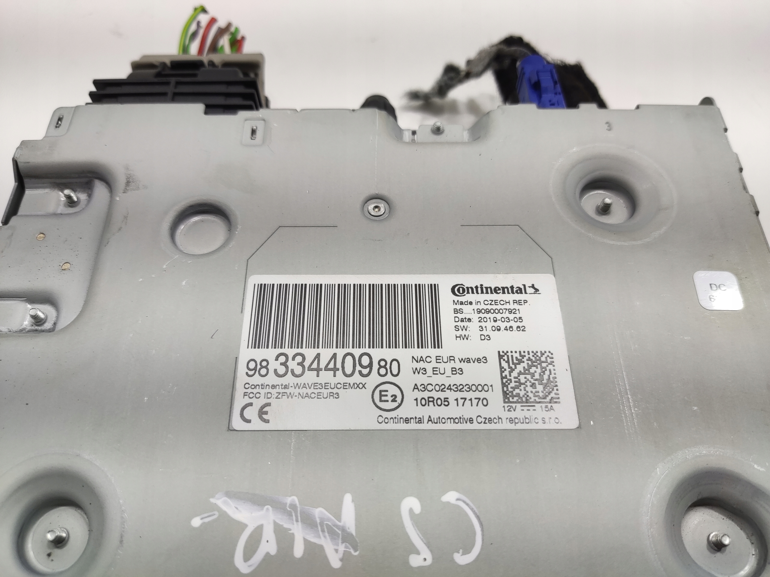 RADIO ORIGINAL NAVIGACIA CITROEN C5 AIRCROSS 2017-2022 9833440980