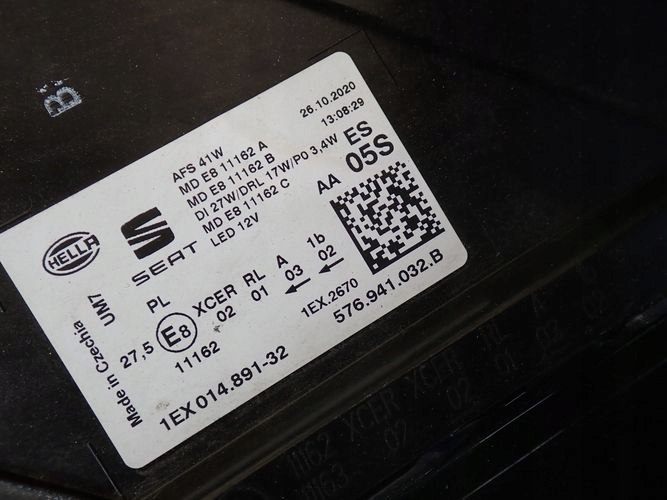 SEAT ATECA FULL LED LIFT 20- PRAVE PREDNE SVETLO