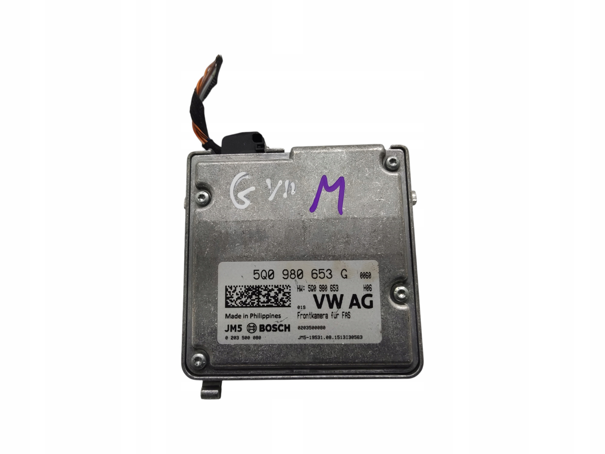 ASISTENT ZMENY JAZDNEHO PRUHU RUCHU VOLKSWAGEN GOLF VII 5Q0980653G 2012-2016