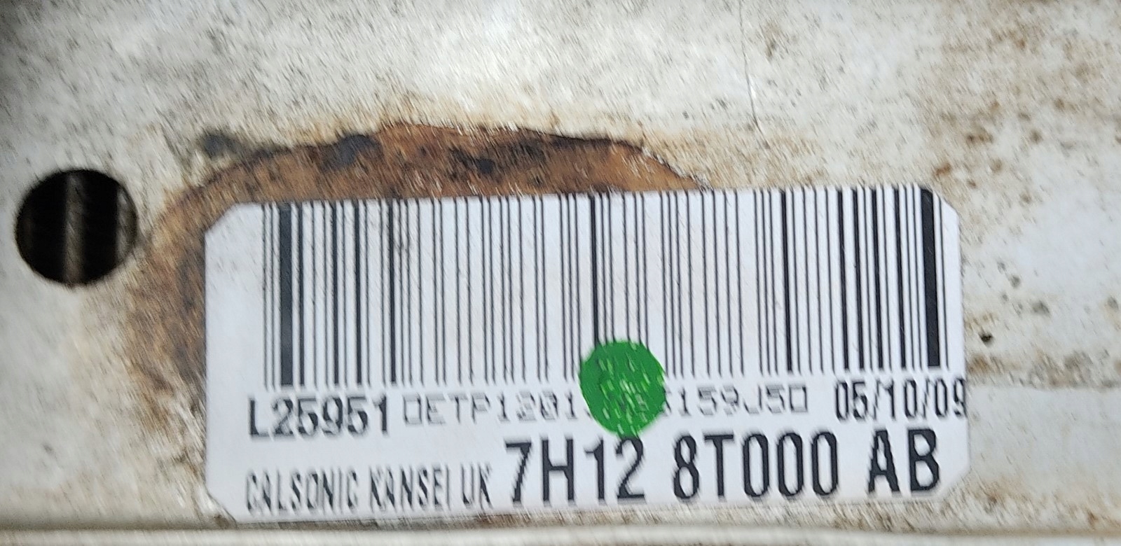 CHLADIC VODY LAND ROVER DEFENDER 2.4 TDCI 7H128T000AB 7H128T000 2007-2014