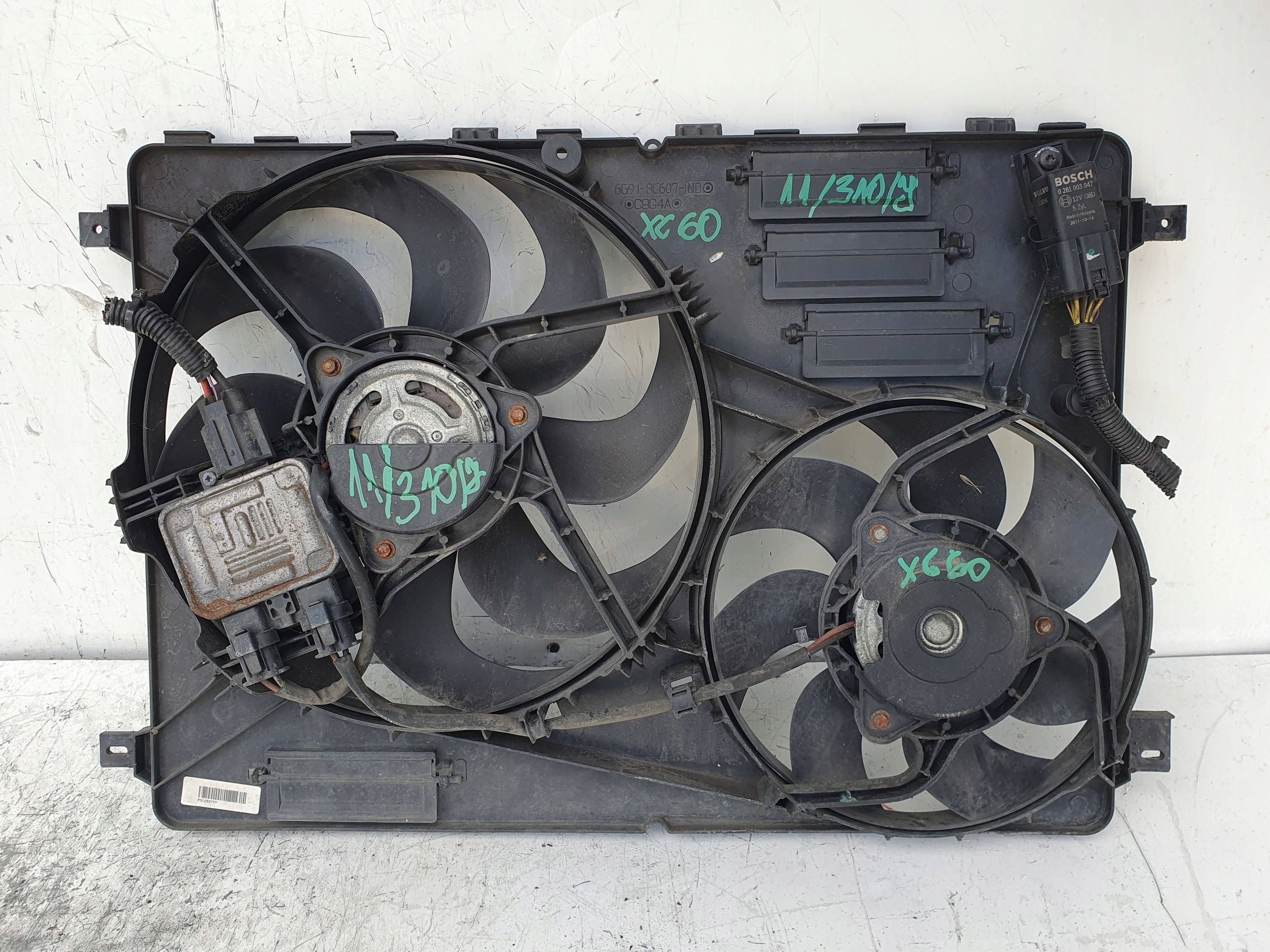 Volvo XC60 6G91-8C607-ND 2.4d VENTILATOR CHLADICA