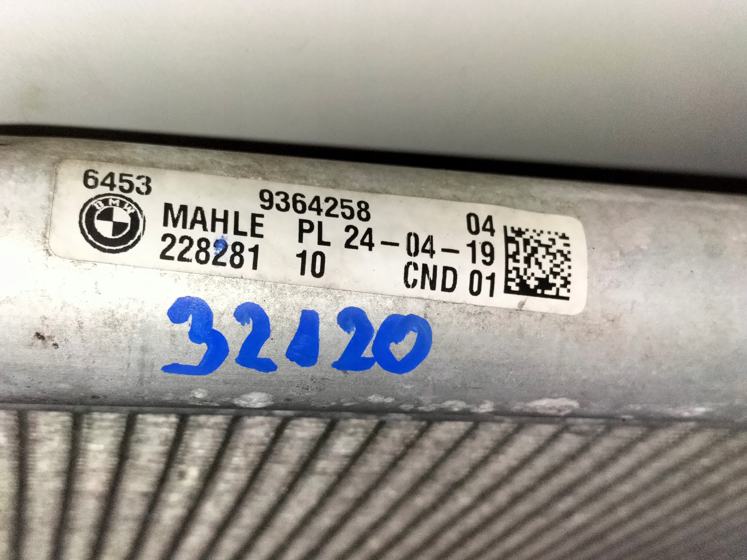 CHLADIC KONDENZATOR KLIMATIZACIE BMW 5 G30 G31 17- BMW 7 G11 G12 15- DIESEL