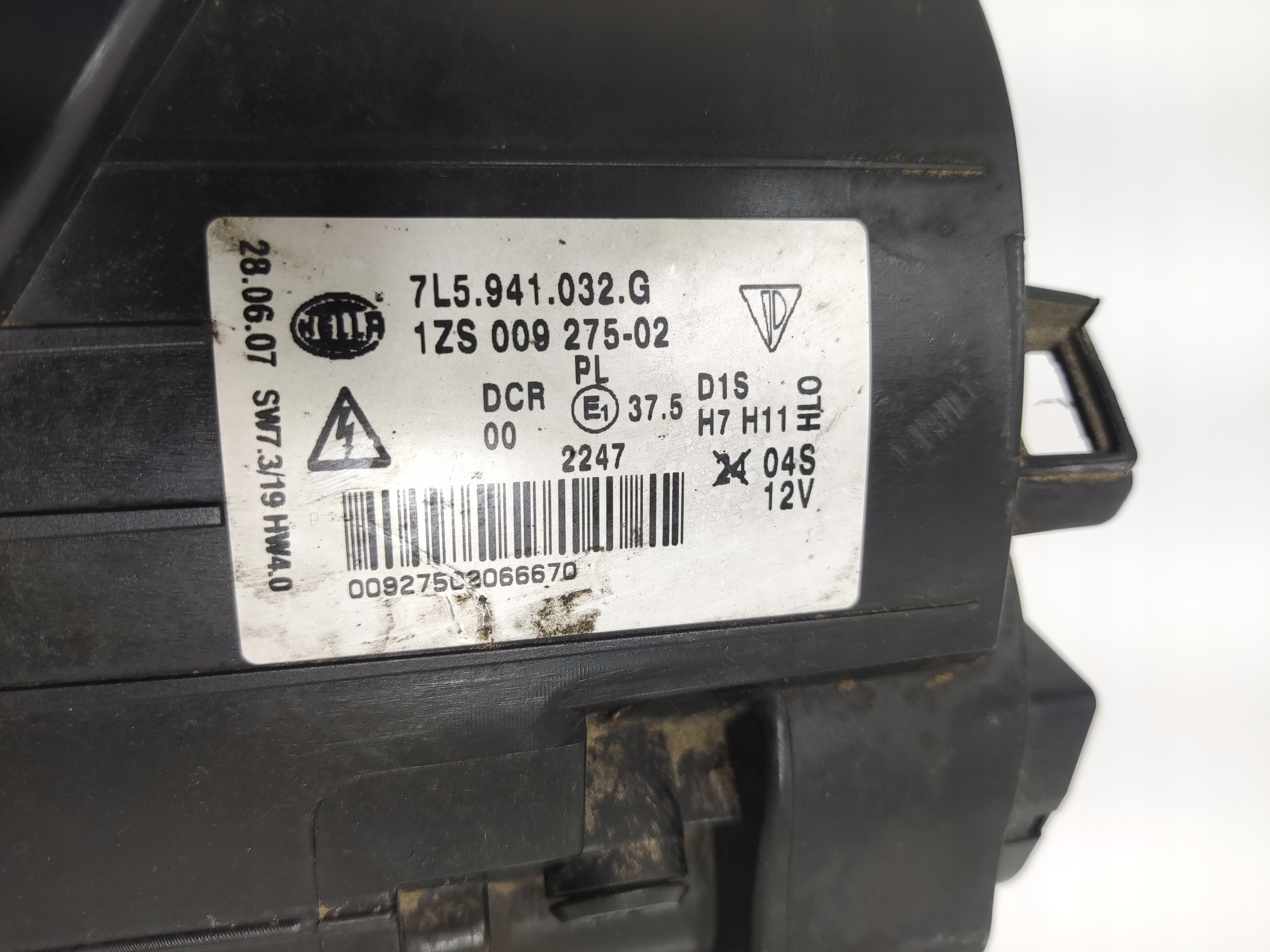 PRAVÉ PREDNÉ SVETLO XENON NATAČACI PORSCHE CAYENNE I 2007-2009 LIFT 7L5941032G