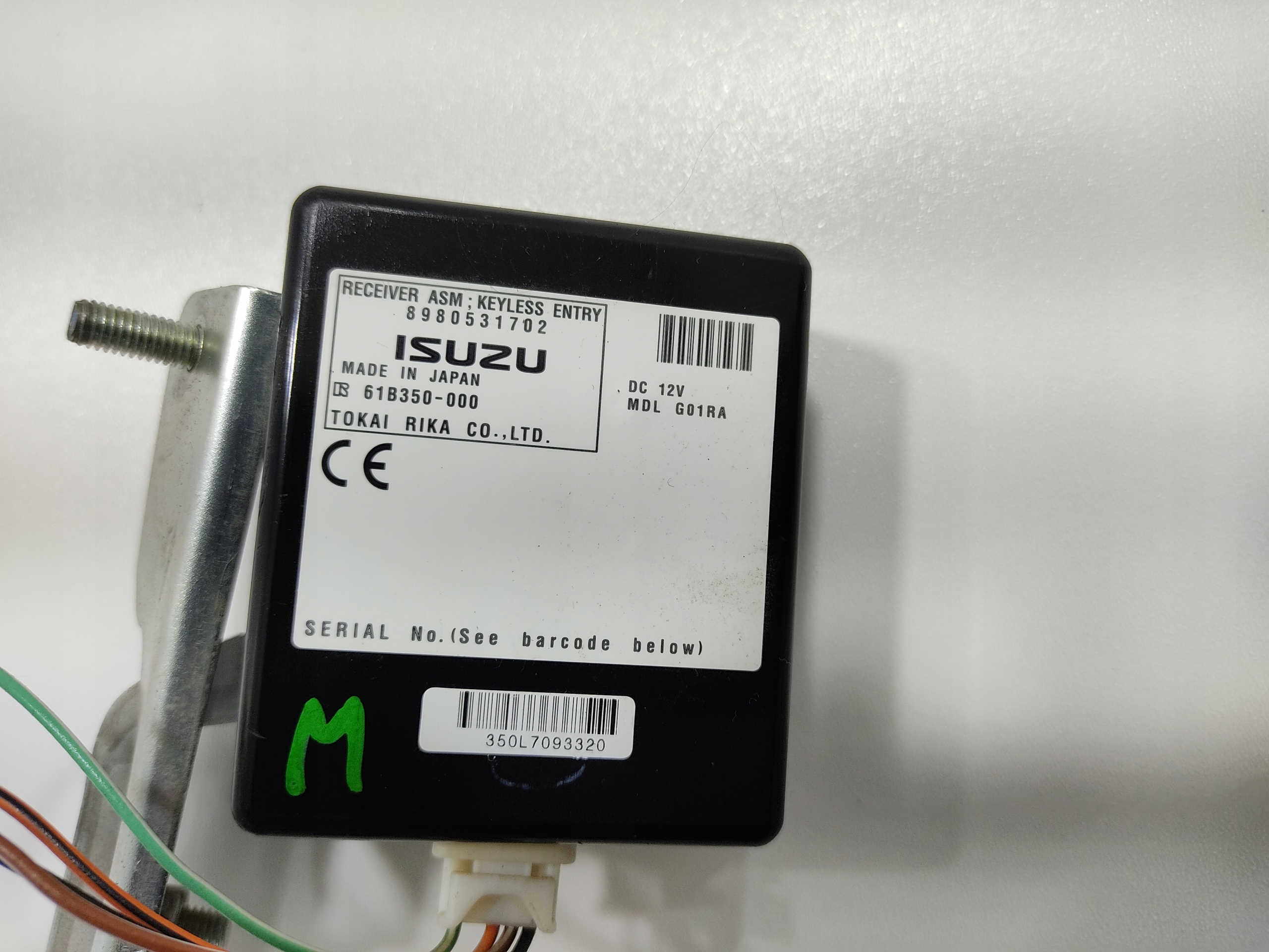 MODUL RIADIACA JEDNOTKA ZAMYKANIA CENTRALNEGO ISUZU D-MAX I 8980531702 2002-2011