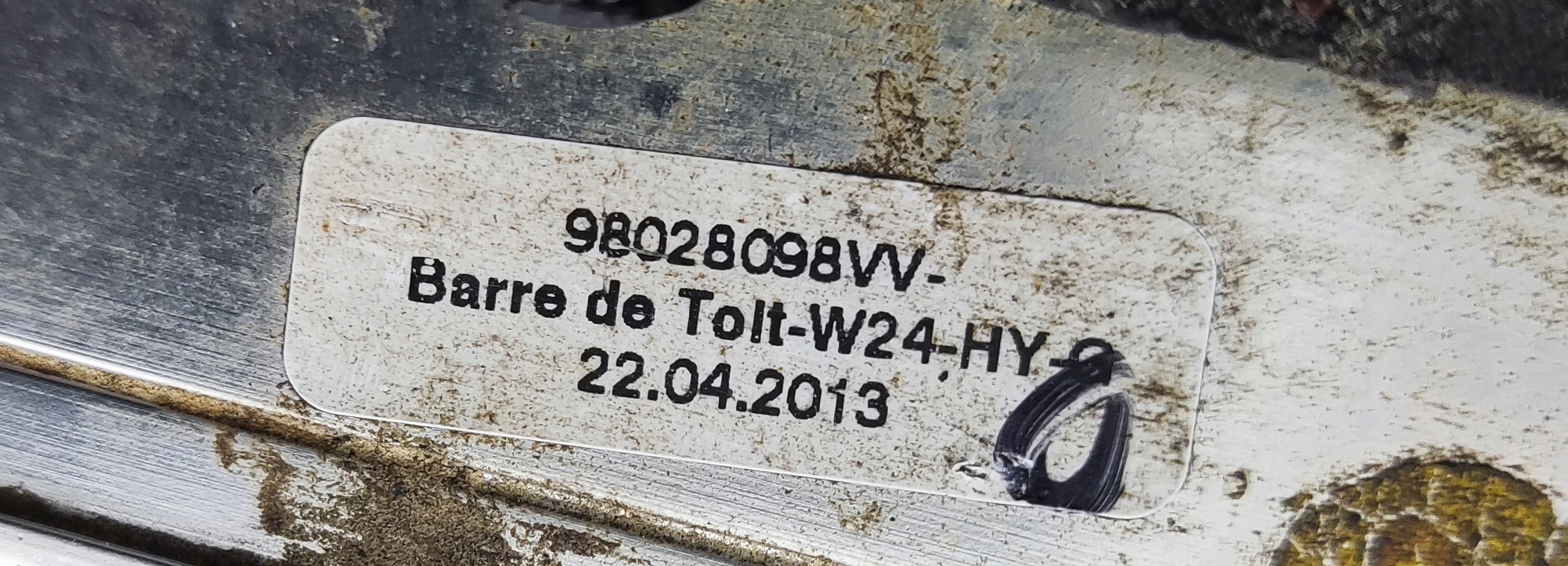 ORIGINÁLNE STREŠNÉ NOSIČE PEUGEOT 508 I SW KOMBI 98028098VV 10-14