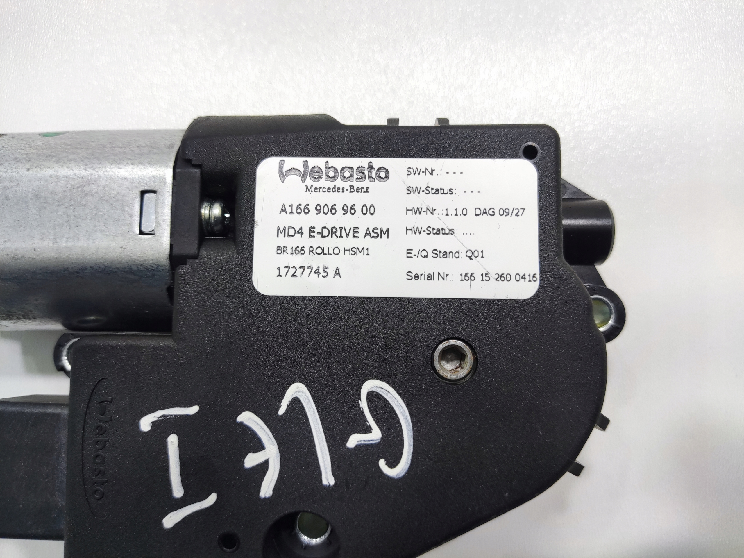 MOTORČEK OVLÁDANIA STREŠNÉHO OKNA MERCEDES GLE I W166 166 A1669069600 2015-2019