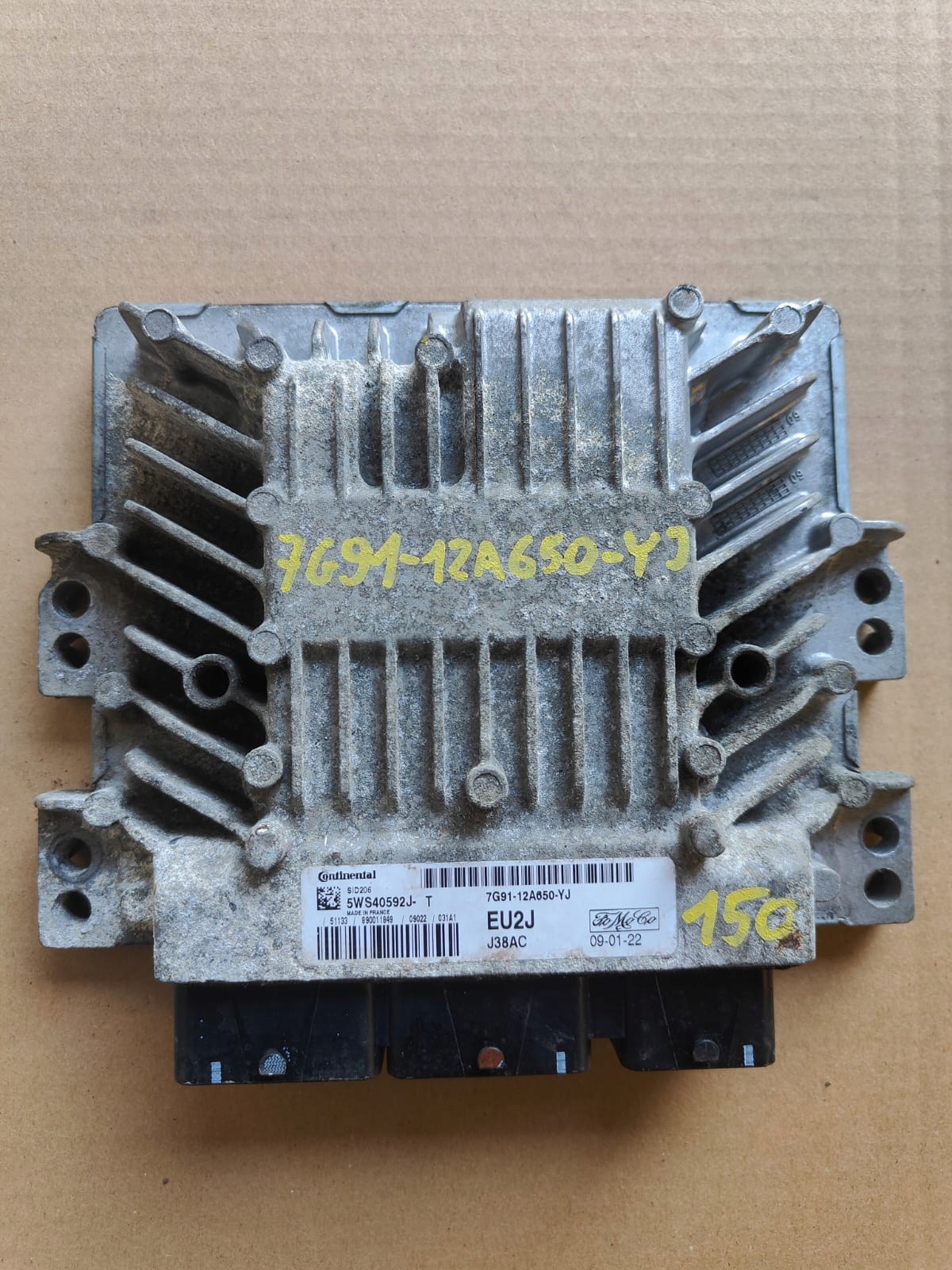 RIADIACA JEDNOTKA FORD MONDEO MK4 IV 4 1.8 TDCI 7G91-12A650-YJ 5WS40592J-T