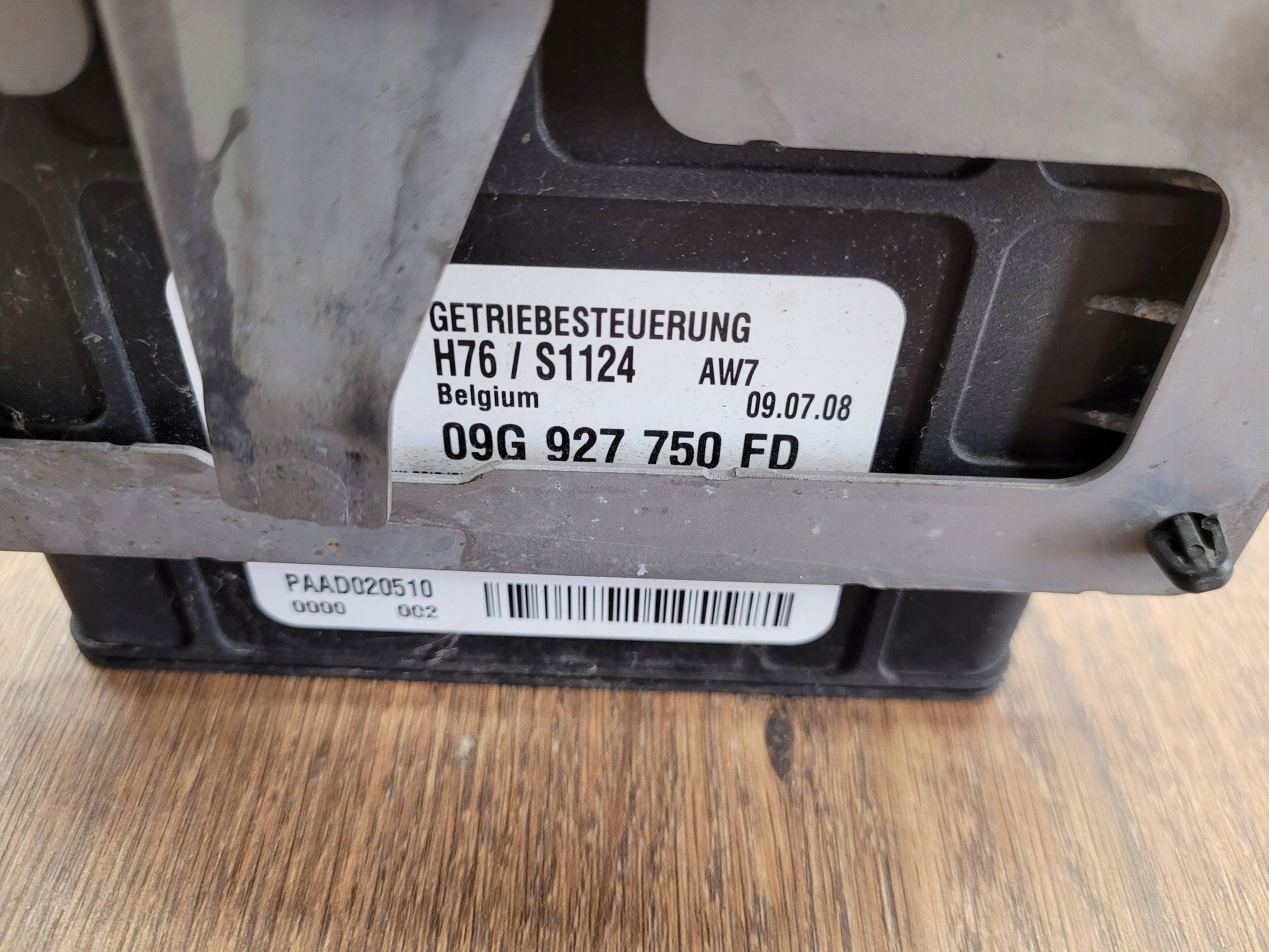 VW TIGUAN I RIADIACA JEDNOTKA PREVODOVKY DSG 09G927750FD