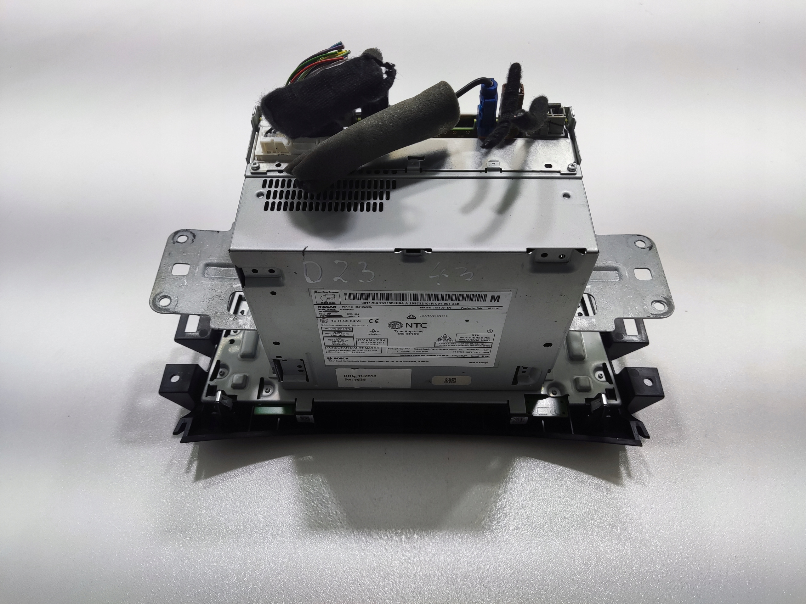 RADIO NAVIGACIA NISSAN NAVARA IV D23 NP300 259155JU0A 2015-2022