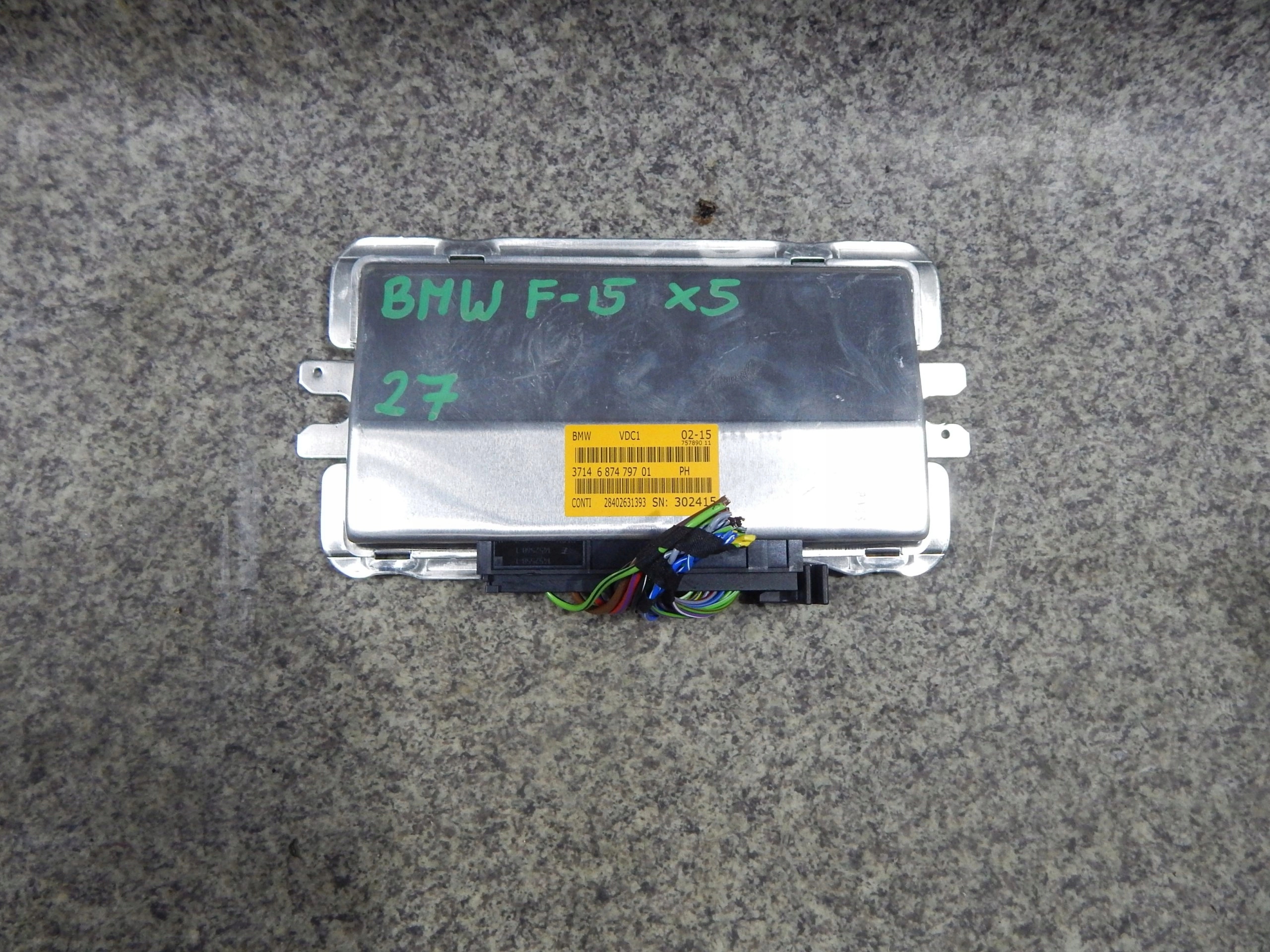 BMW X5 F15 RIADIACA JEDNOTKA VDC1 PODVOZKU 6874797