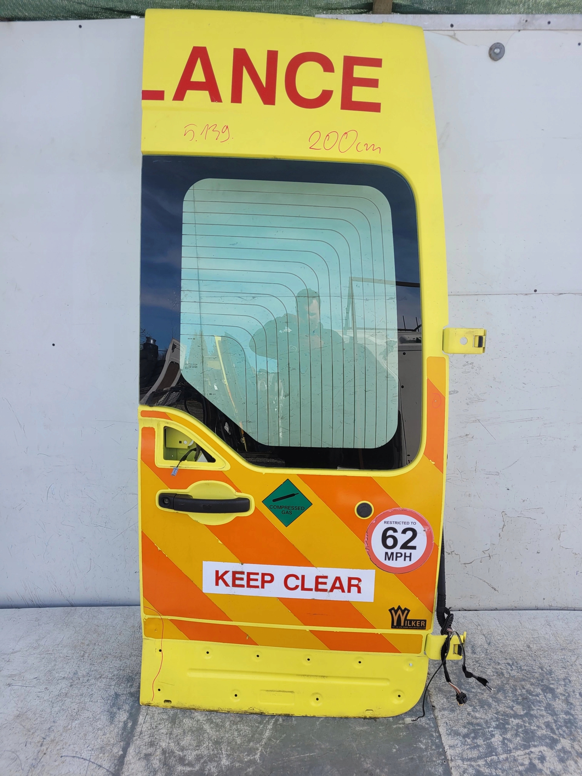 RENAULT MASTER III 3 PRAVE ZADNE DVERE SKLO