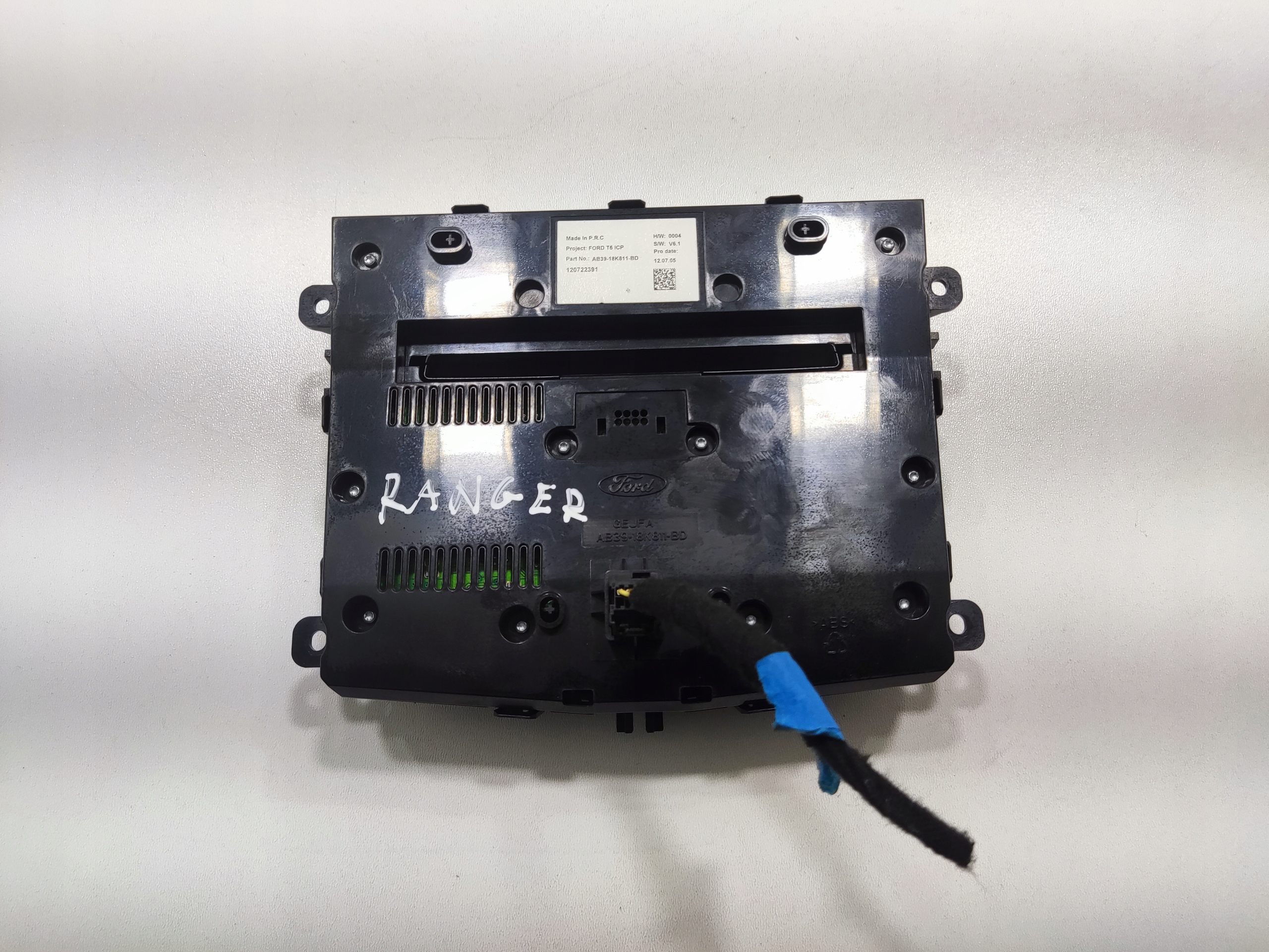 AUTORADIO FORD RANGER IV V AB39-18K811-BD 2012-2018 EUROPA