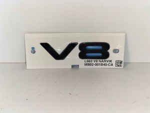 ZNAK EMBLEM LOGO V8 ZADNEJ KAPOTY LAND ROVER DEFENDER L663 19- ZNAK EMBLEM LOGO V8 ZADNEJ KAPOTY LAND ROVER DEFENDER L663 19-
