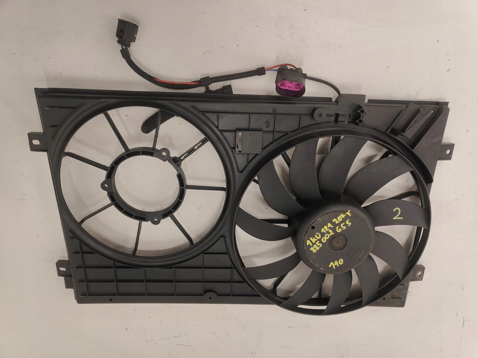 Audi A3 8P oe 885002655 VENTILATOR CHLADICA