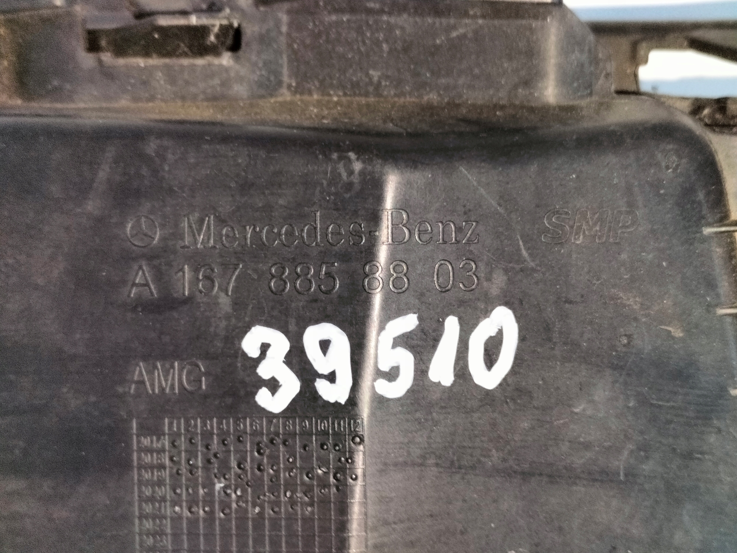 KRYTKA MRIEZKA PREDNEHO NARAZNIKA PRAVA MERCEDES GLE W167 19- AMG