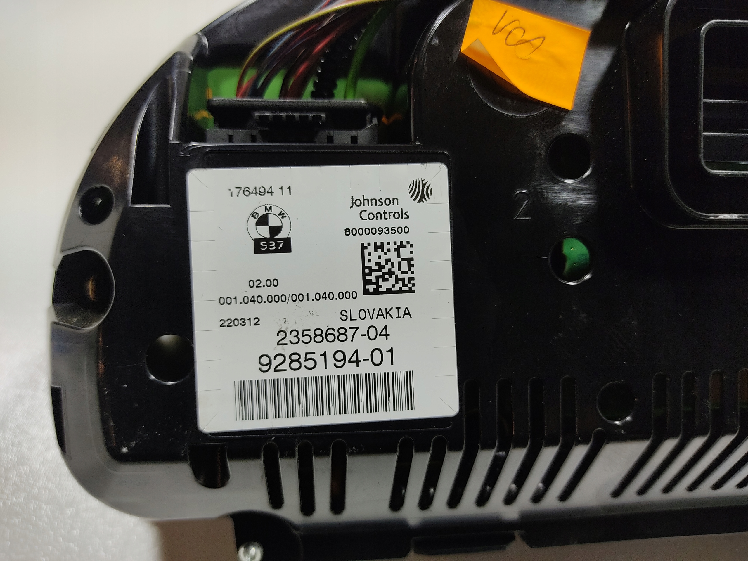 TACHOMETER BUDIKY BMW X3 F25 3.0 D 9285194 2010-2017 EUROPA