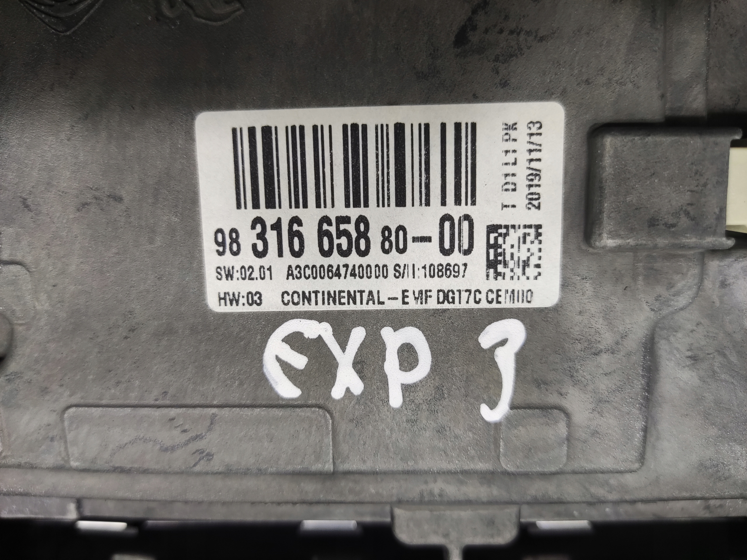 DISPLEJ RADIA NAVIGACIE CITROEN JUMPY EXPERT III 9831665880 16-23