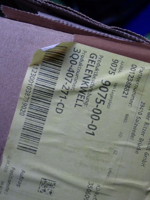 AUDI SEAT SKODA VW 3Q0407271CD POLOOS LAVA
