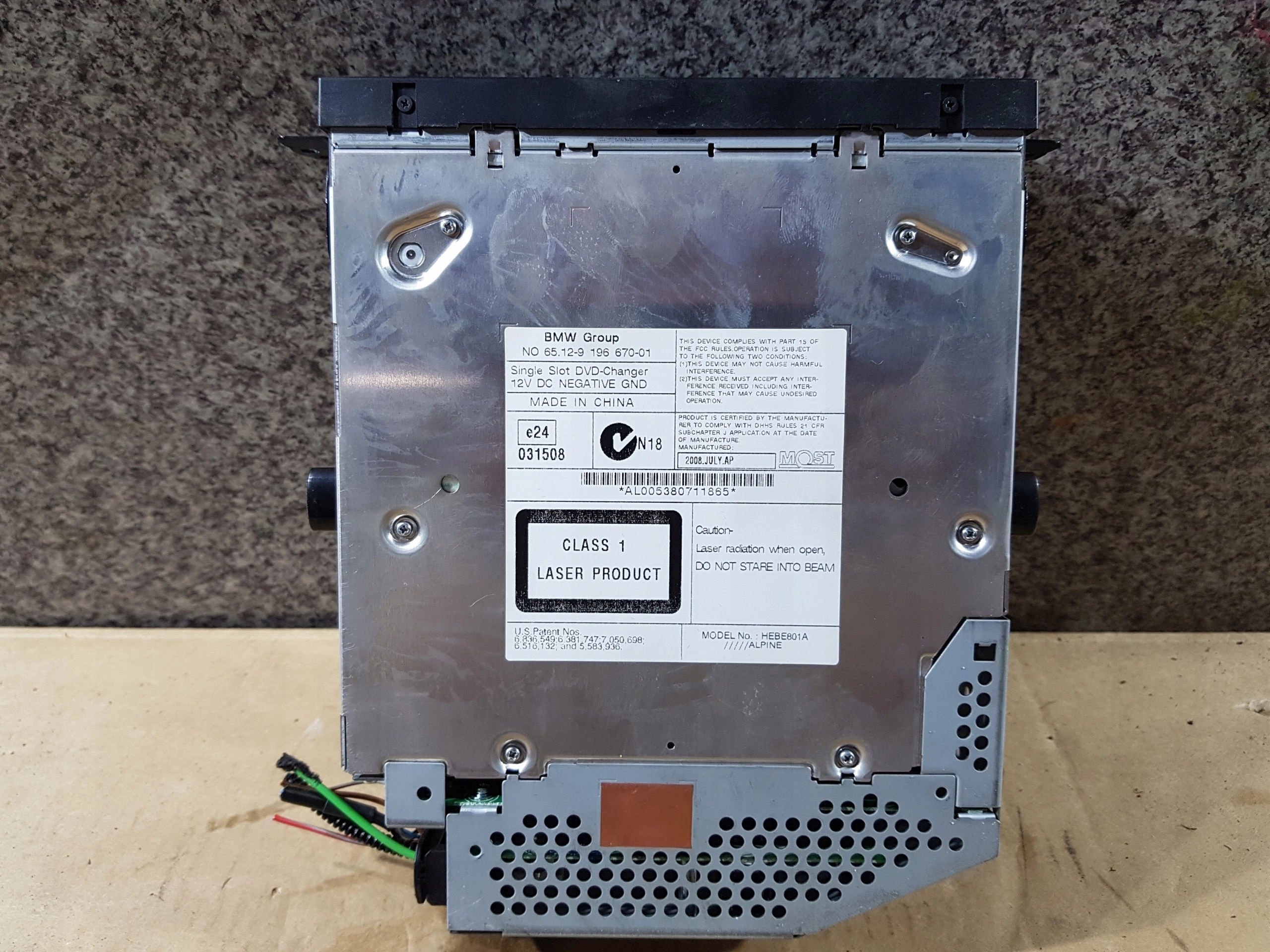BMW 7 F01 F02 DVD MENIC 9196670