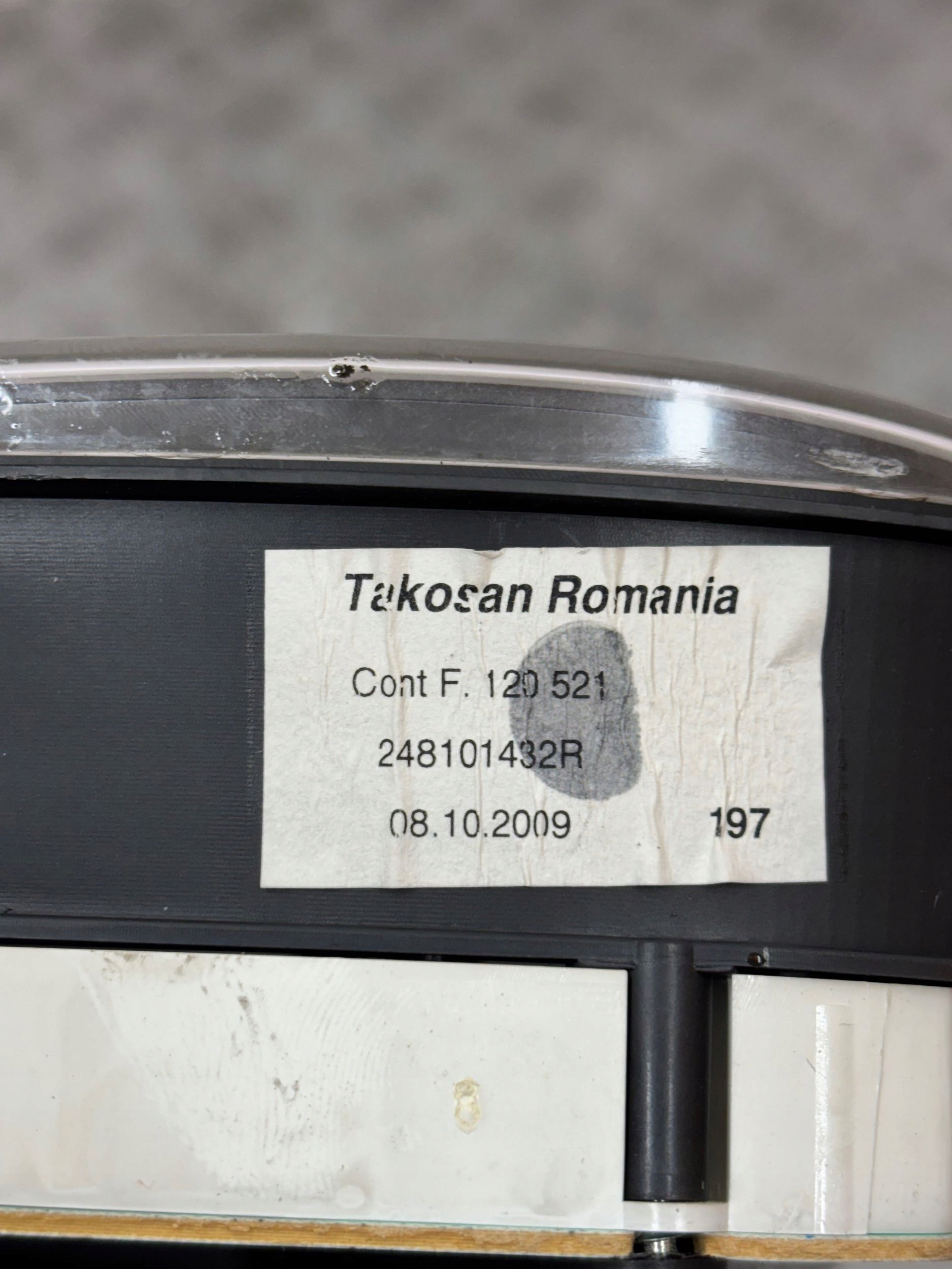 TACHOMETER BUDIKY DACIA SANDERO I 1.6 248101432R