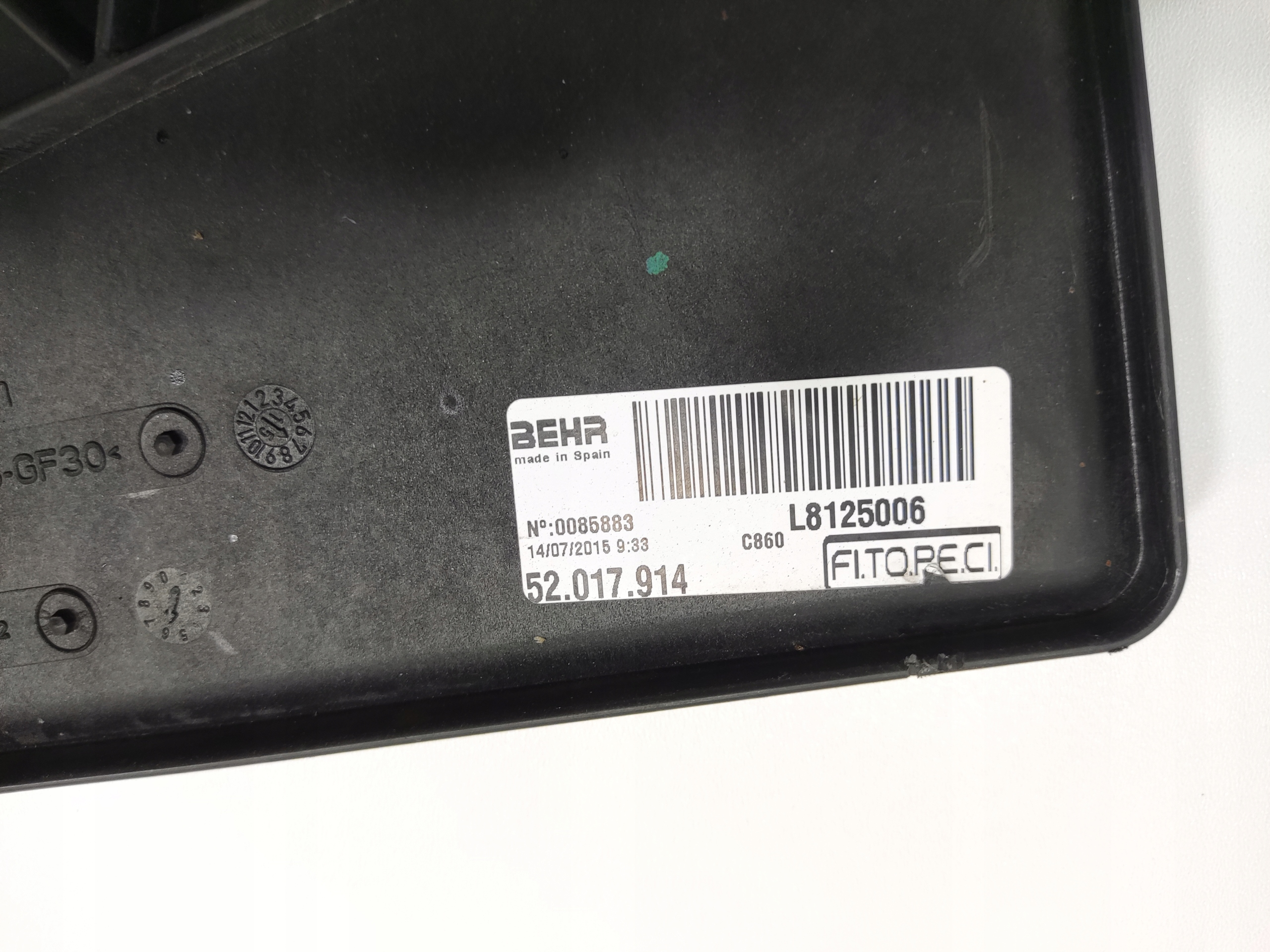 VENTILATOR CHLADICA NEMO BIPPER FIORINO 1.3 MJET 52017914 52018403