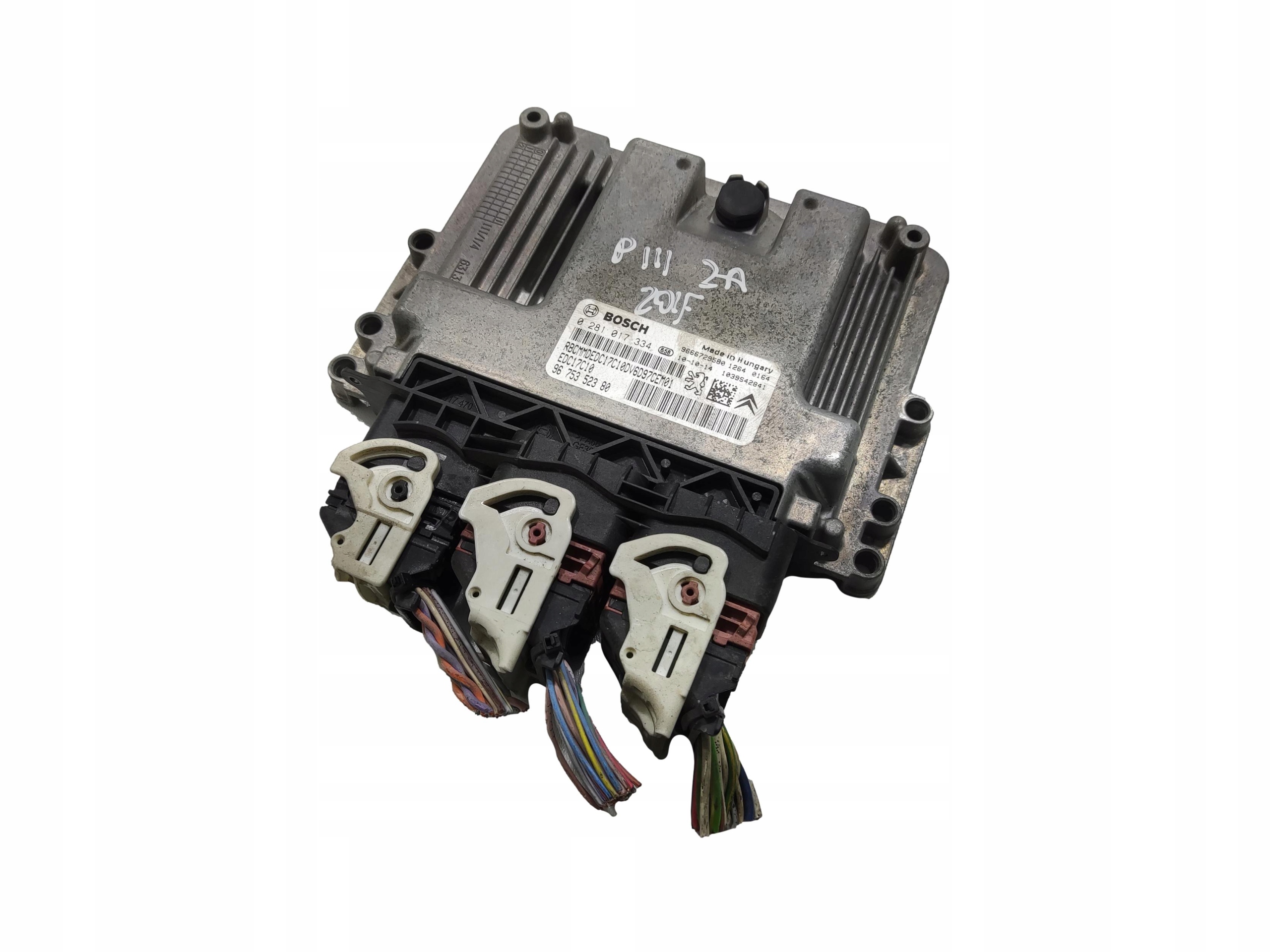 RIADIACA JEDNOTKA MOTORA PARTNER BERLINGO III 1.6 HDI 9675352380 0281017334 2012-18