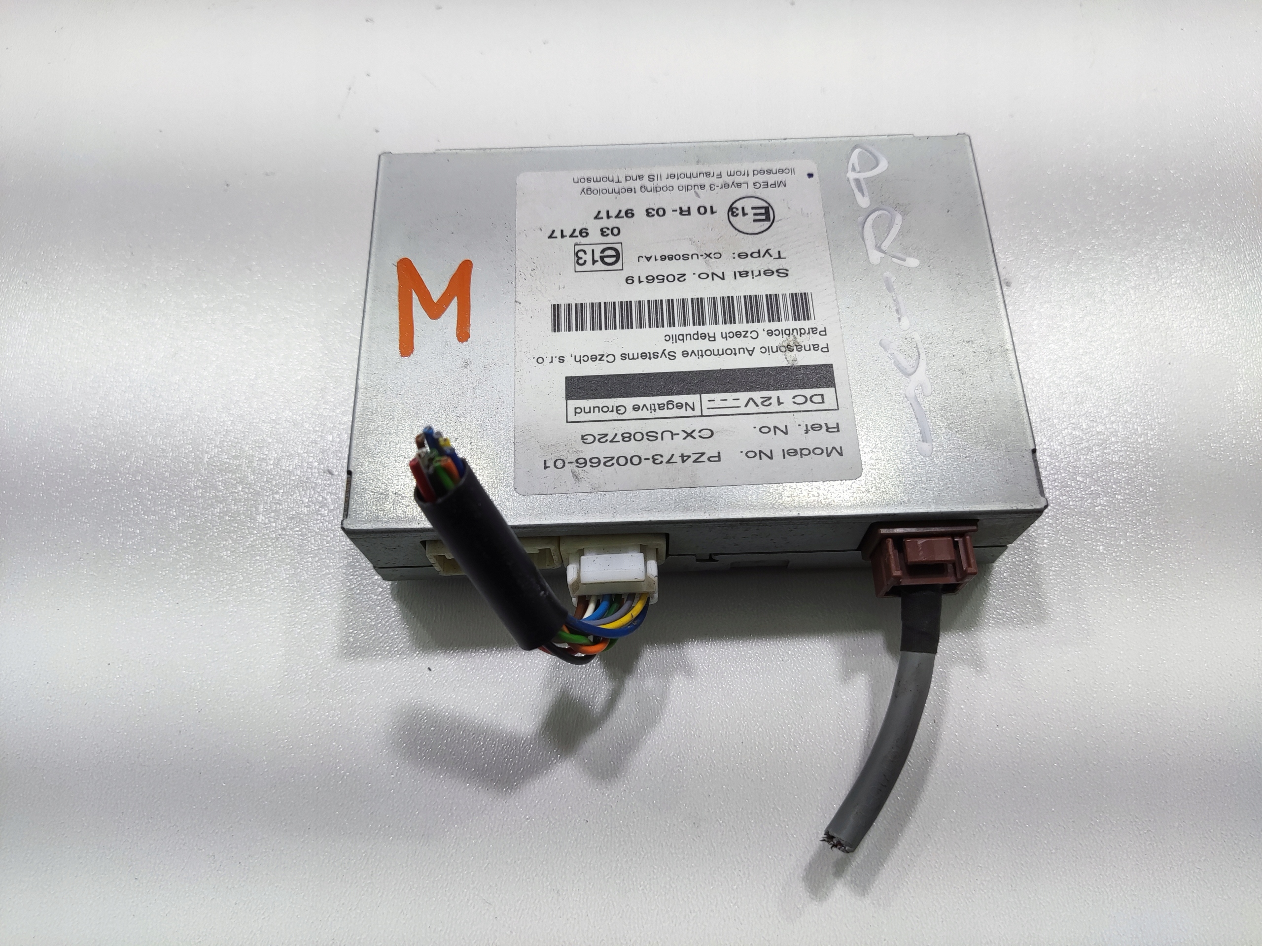 MODUL RIADIACA JEDNOTKA USB TOYOTA PRIUS III 2009-2015 PZ473-00266-01