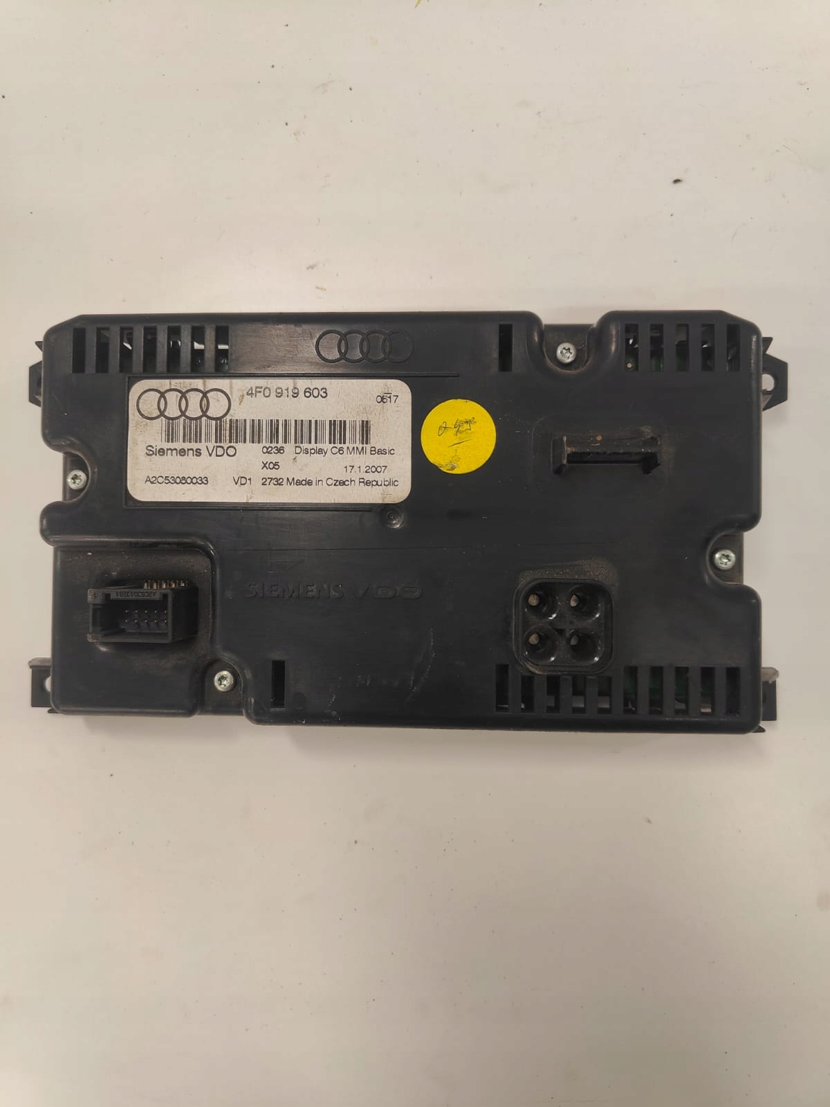 Audi a6 c6 4F0919603 MONITOR DISPLEJ RADIA MMI NAVI NAVIGACIE