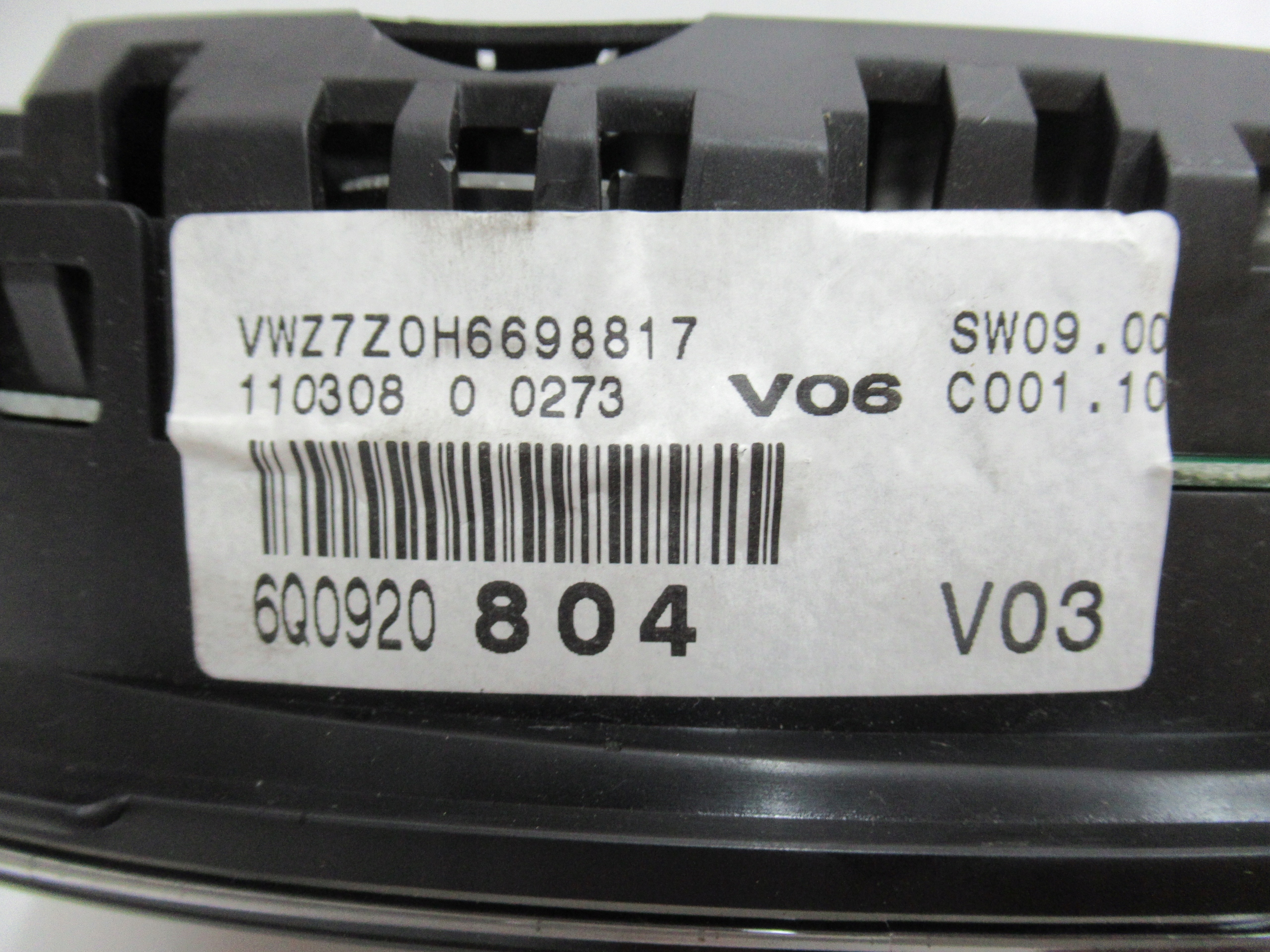 TACHOMETER BUDIKY 6Q0920804 VW POLO 1.4