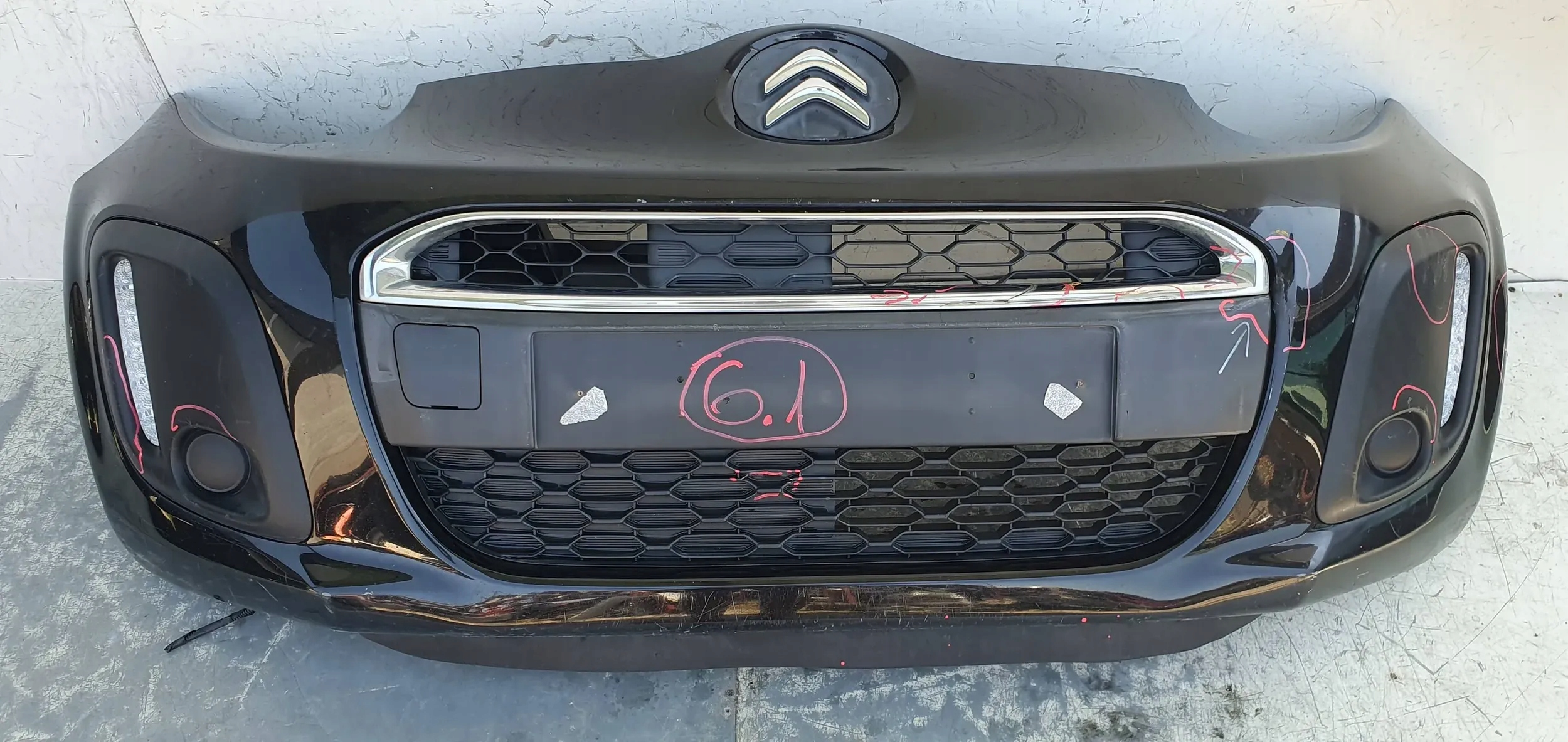 Citroen C1 LIFT 012-014 LED PREDNÝ NÁRAZNÍK