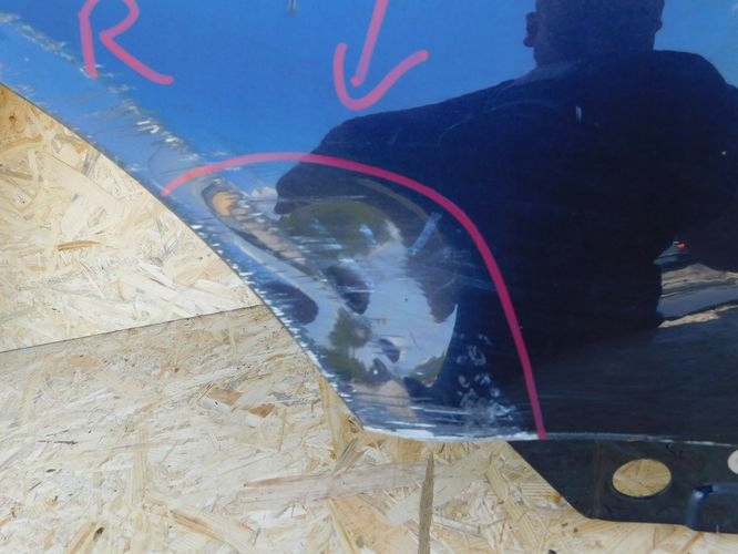 AUDI A6 LIFT 08- PRAVY PREDNY BLATNIK